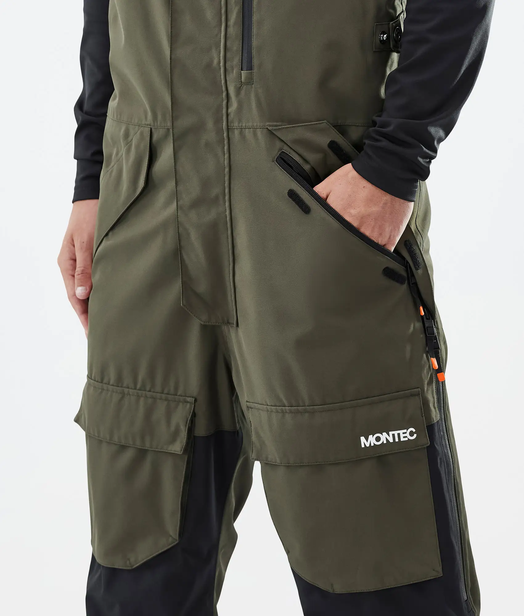 Fawk Snowboard Pants Men Olive Green/Black/Greenish