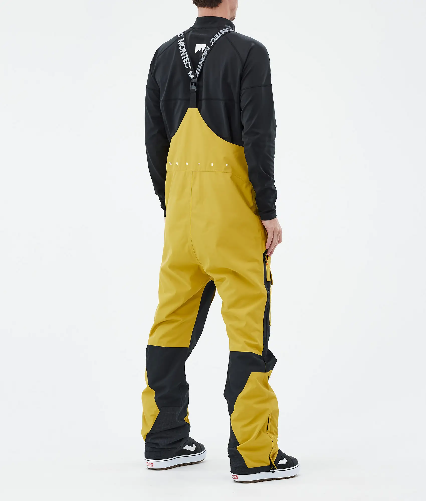 Fawk Snowboard Pants Men Yellow/Black