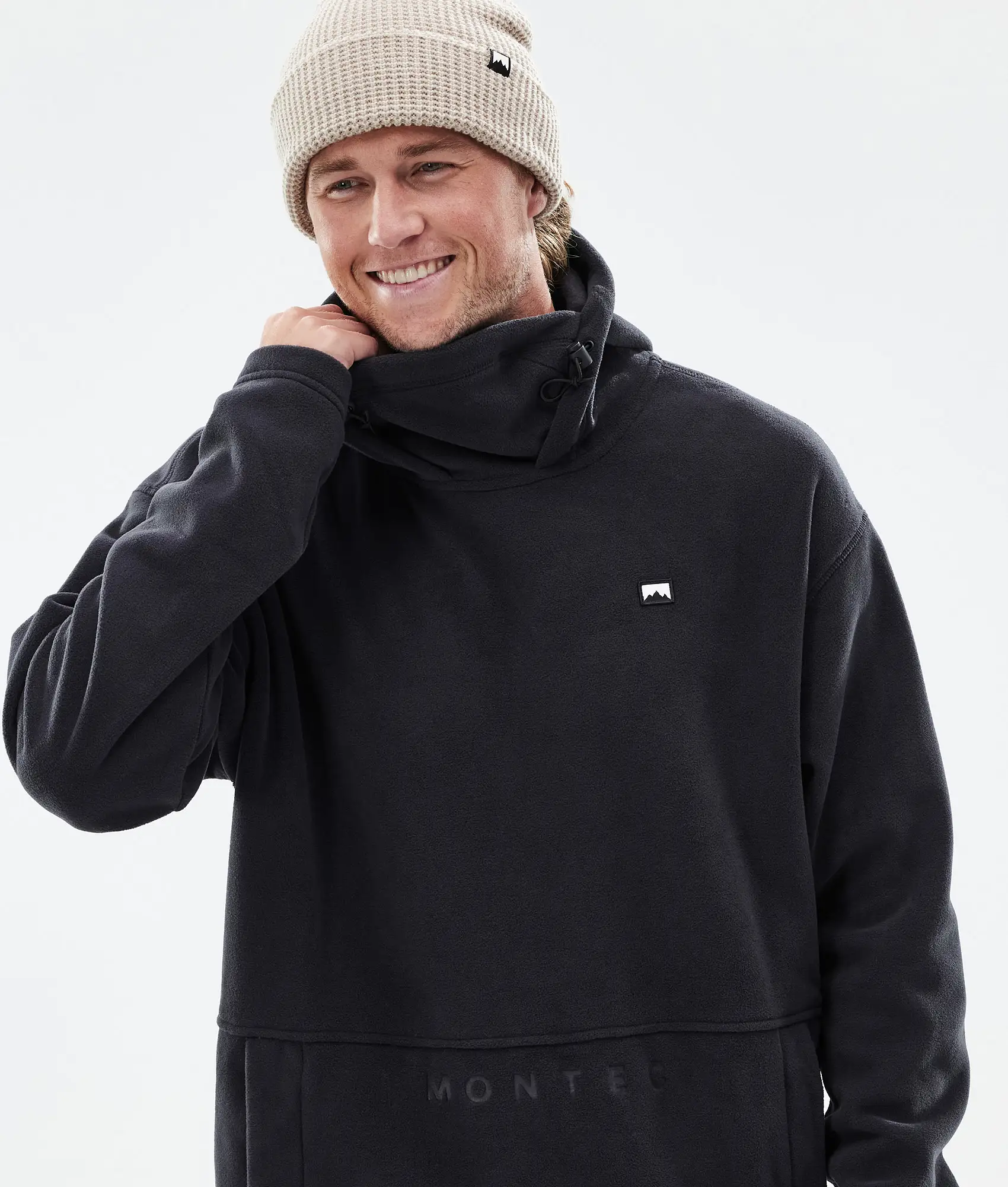 Delta Fleece Hoodie Men Black
