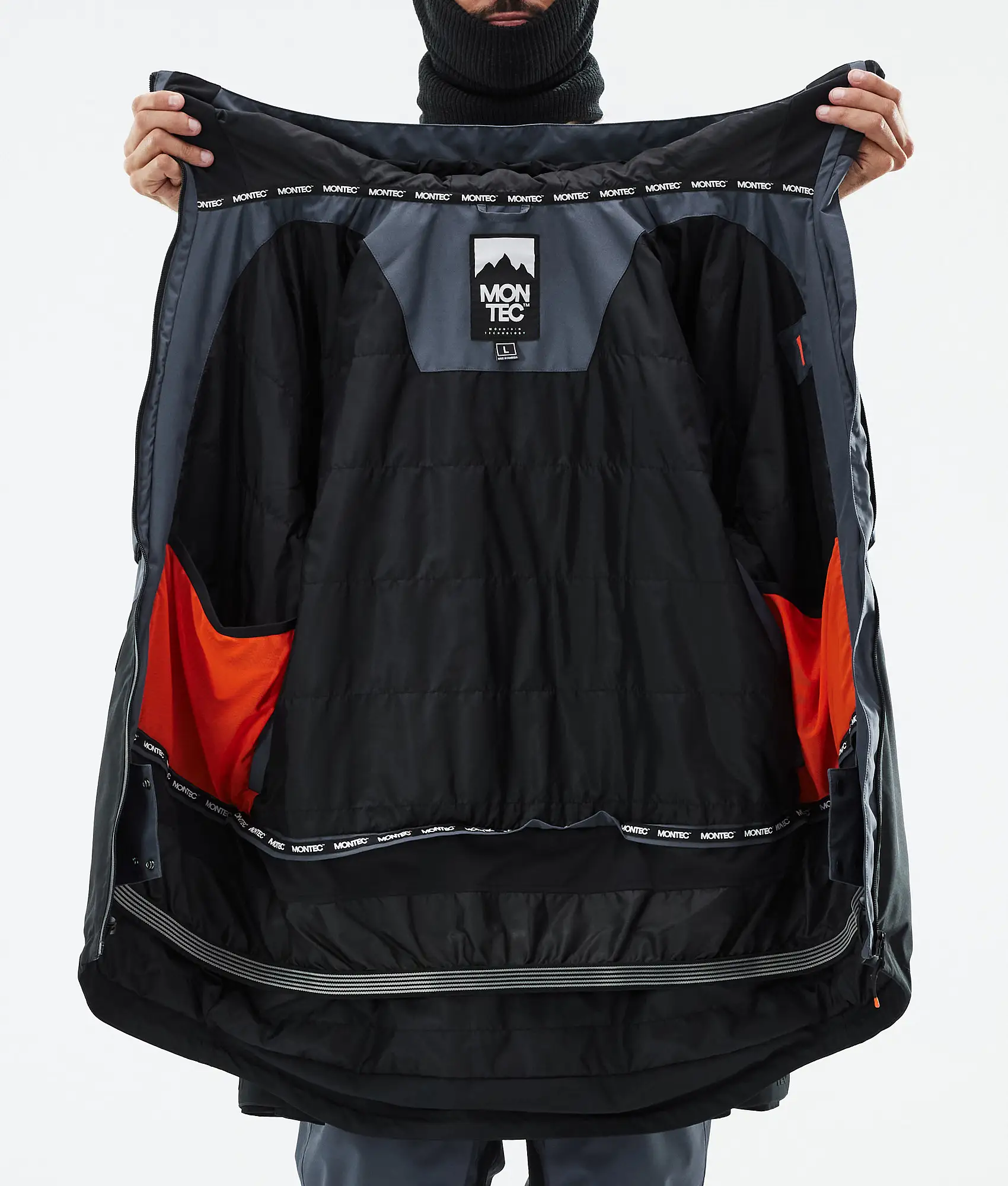 Arch Snowboard Jacket Men Metal Blue/Black Renewed