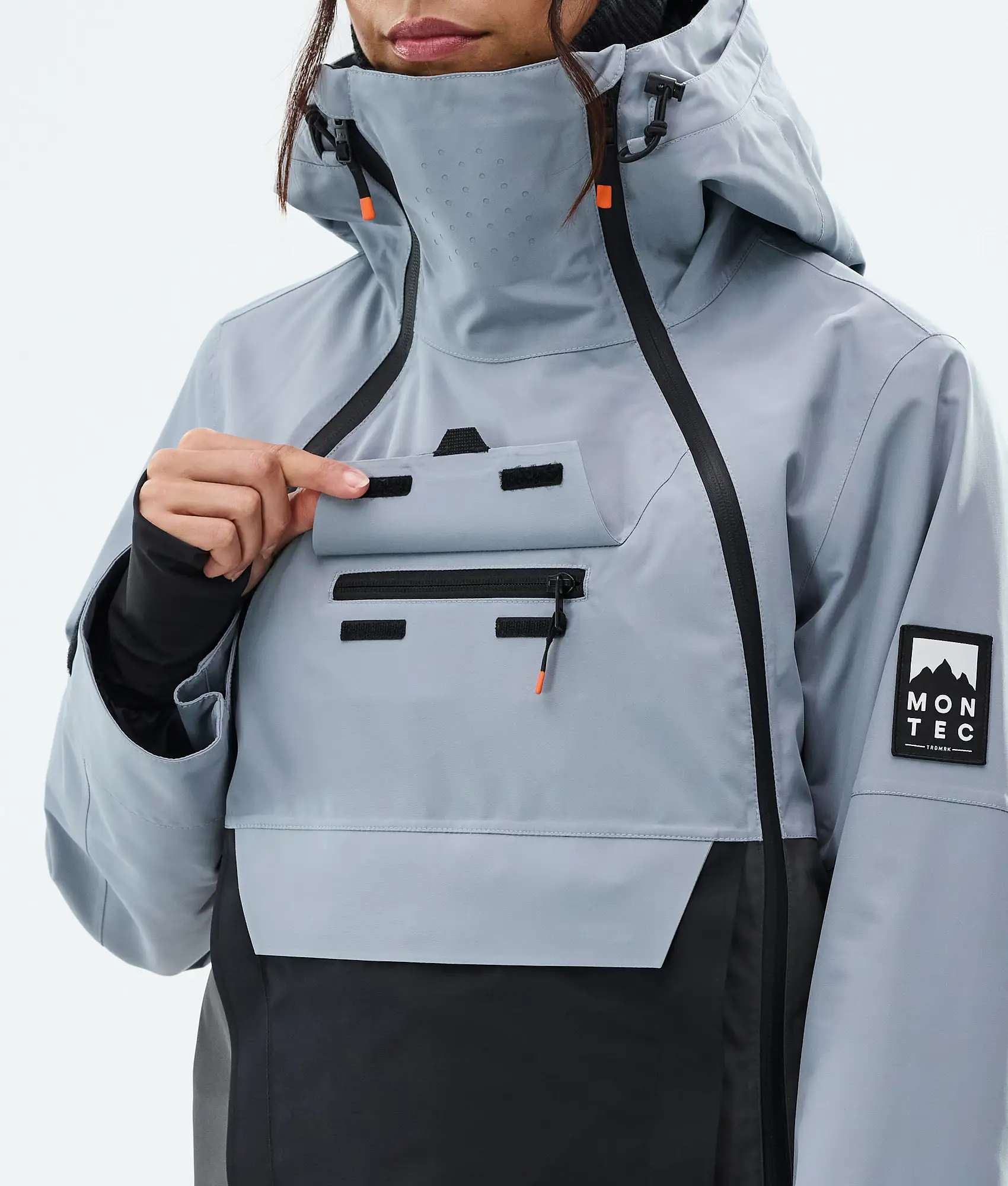 Doom W Snowboard Jacket Women Soft Blue/Black/Phantom