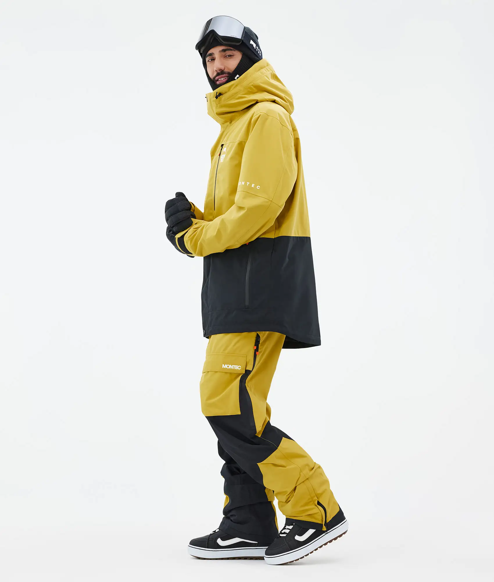 Fawk Snowboard Jacket Men Yellow/Black Renewed