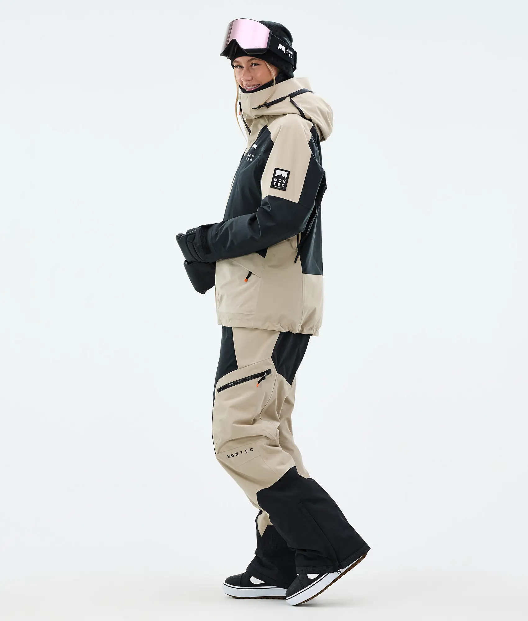 Morpheus W Snowboard Jacket Women Sand/Black