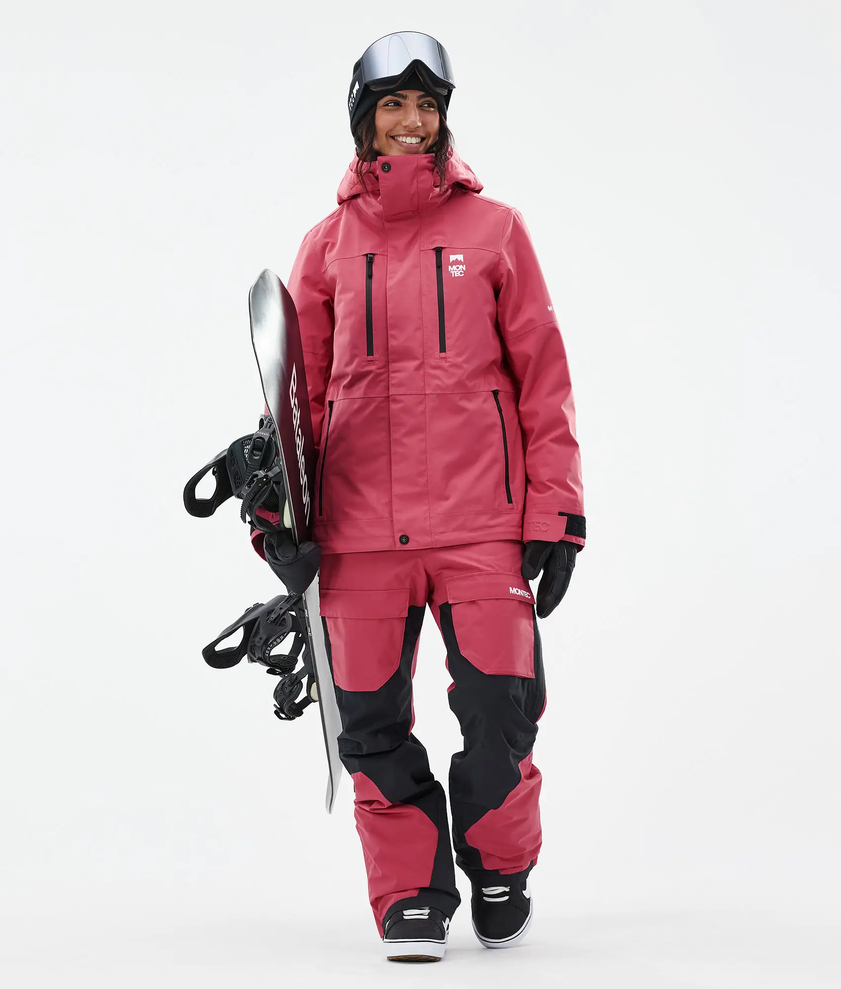 Fawk W Snowboard Jacket Women Light Red Renewed