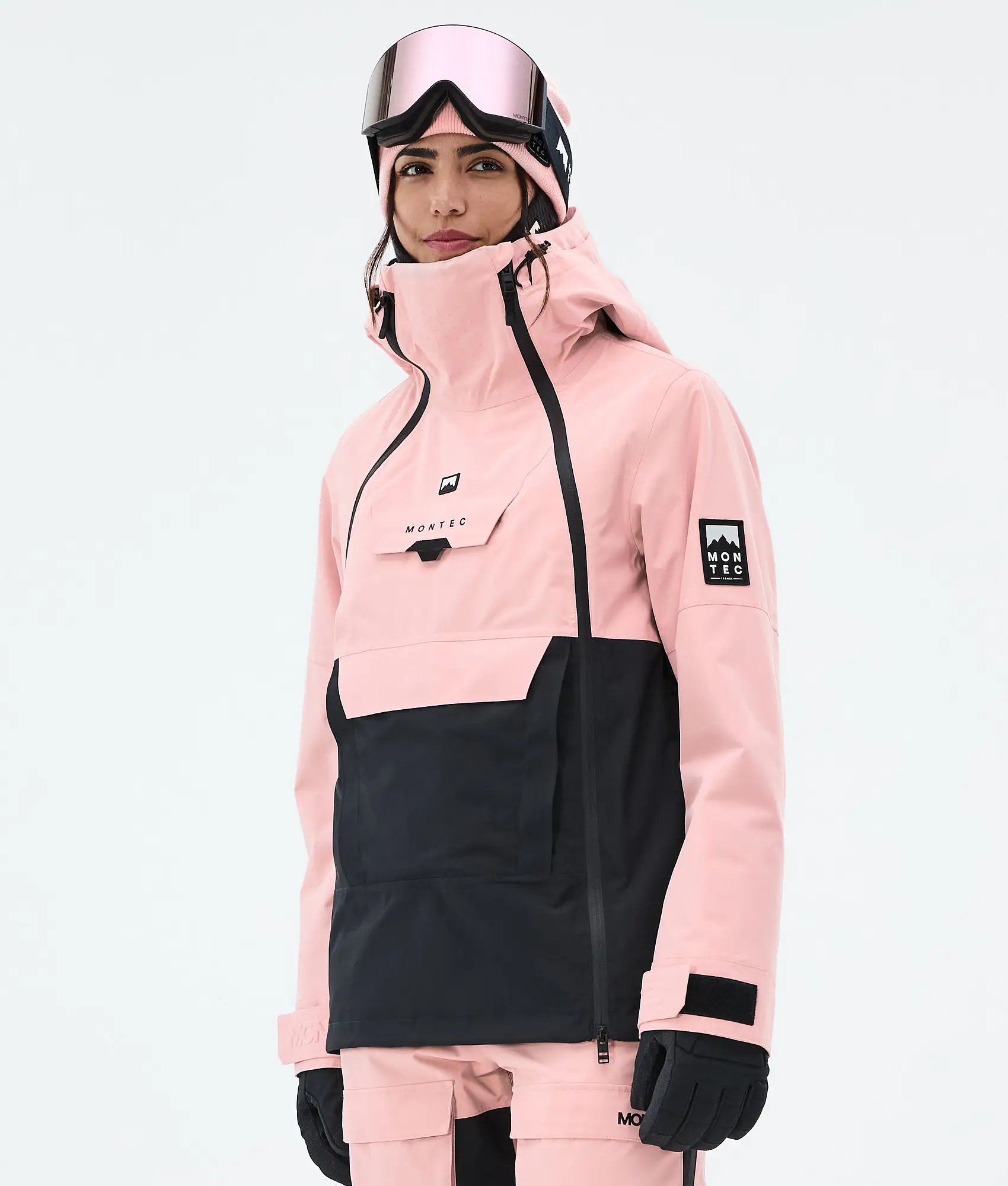 Doom W Snowboard Jacket Women Soft Pink/Black