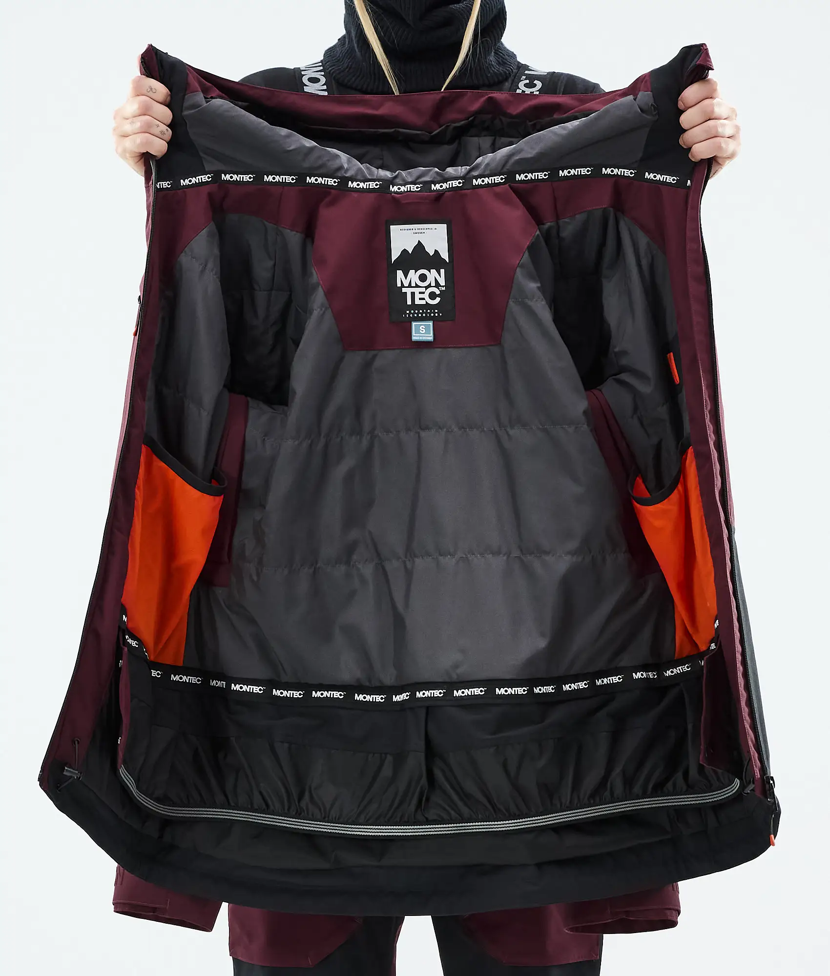 Moss W Snowboard Jacket Women Burgundy/Black
