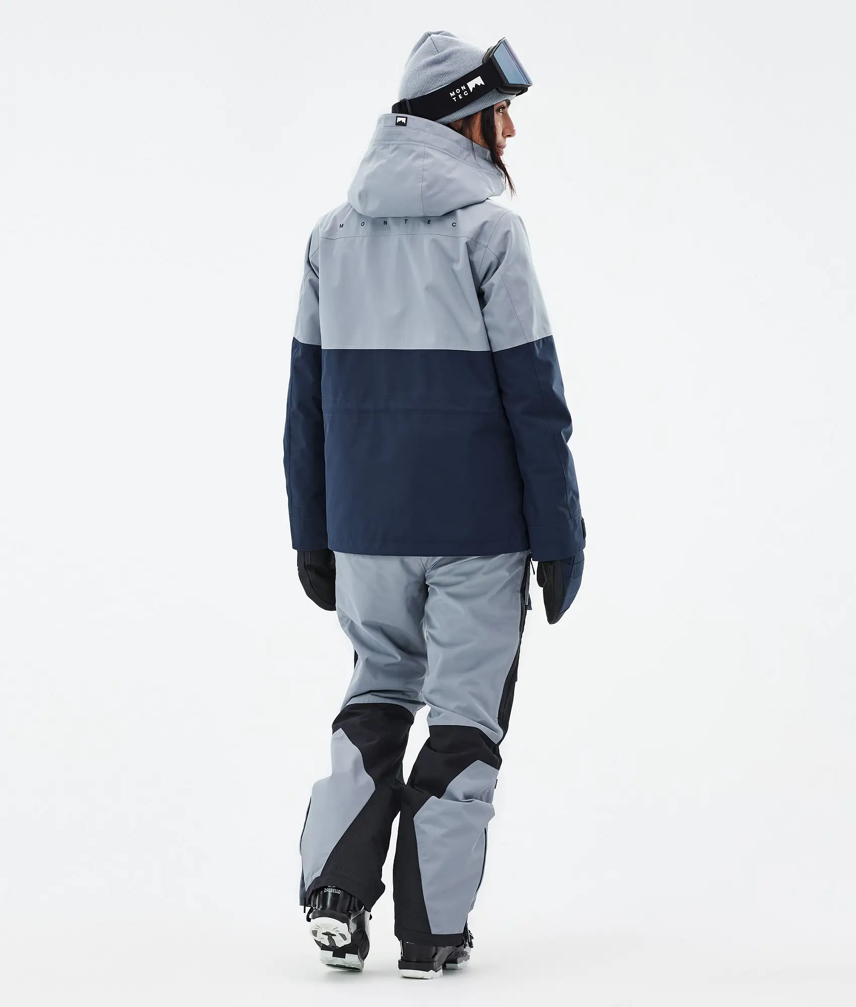 Doom W Ski Jacket Women Soft Blue/Black/Dark Blue