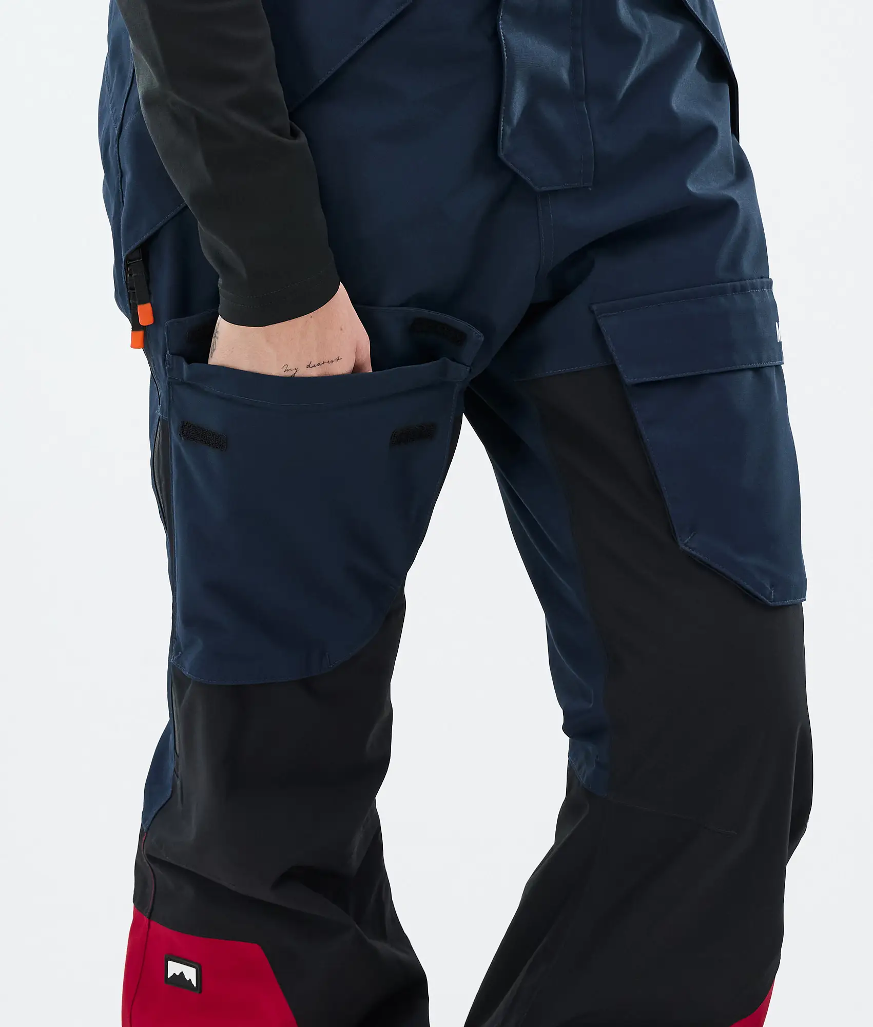 Fawk W Ski Pants Women Dark Blue/Black/Deep Red