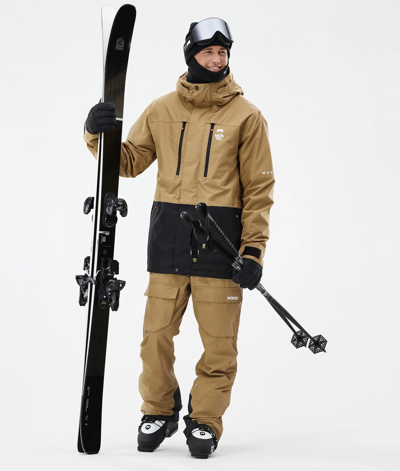 Fawk Ski Pants Men Gold