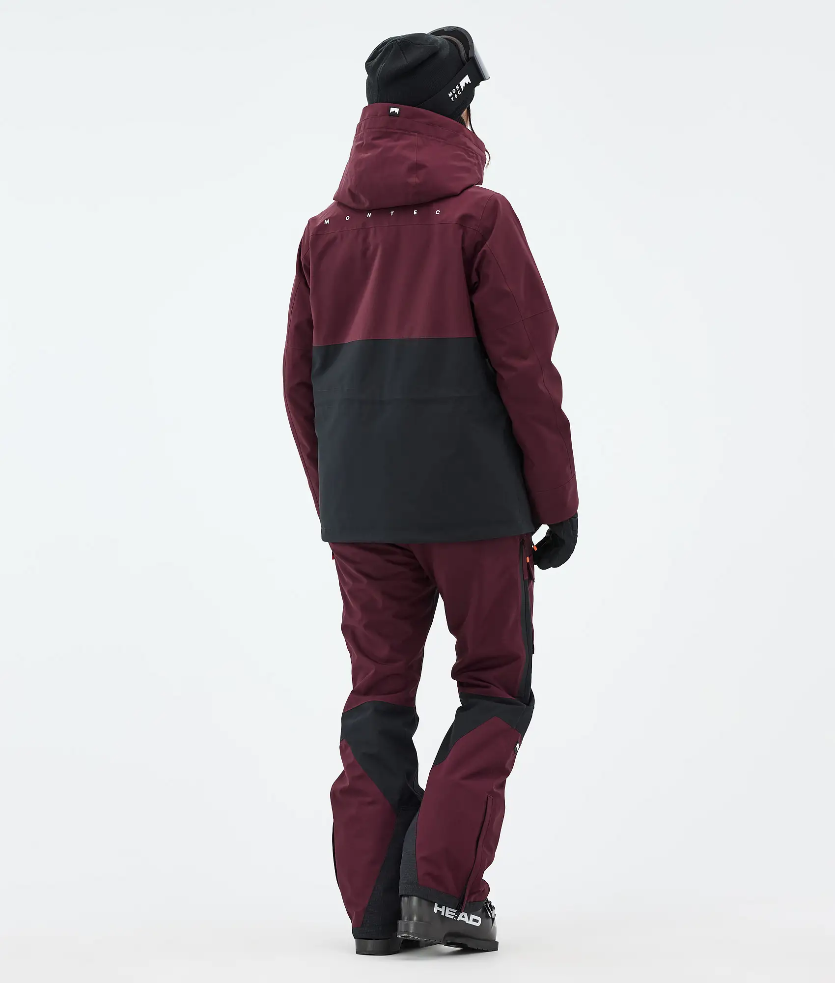 Doom W Ski Jacket Women Burgundy/Black