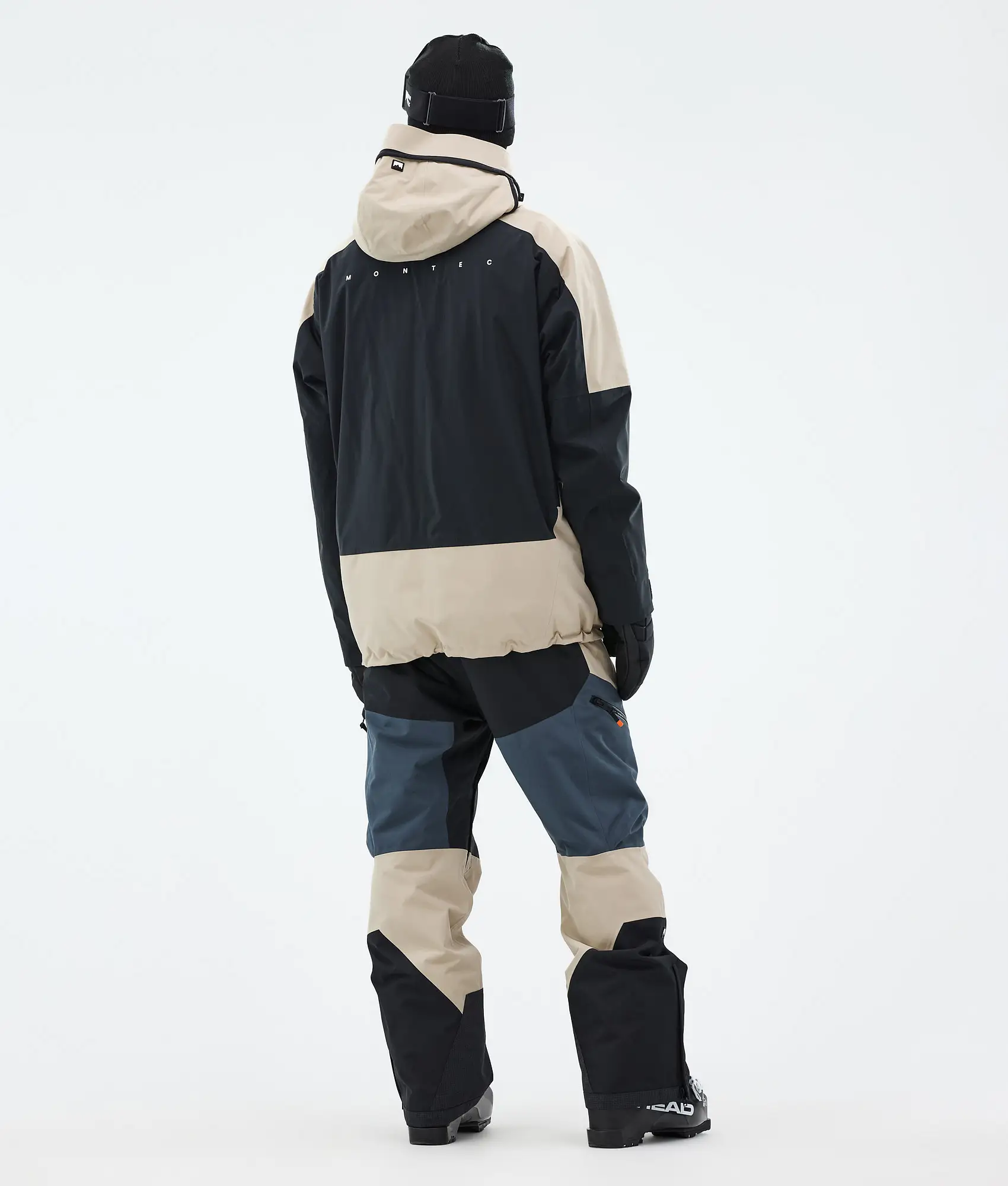 Morpheus/Dozer Ski Outfit Men Sand/Black/Metal Blue