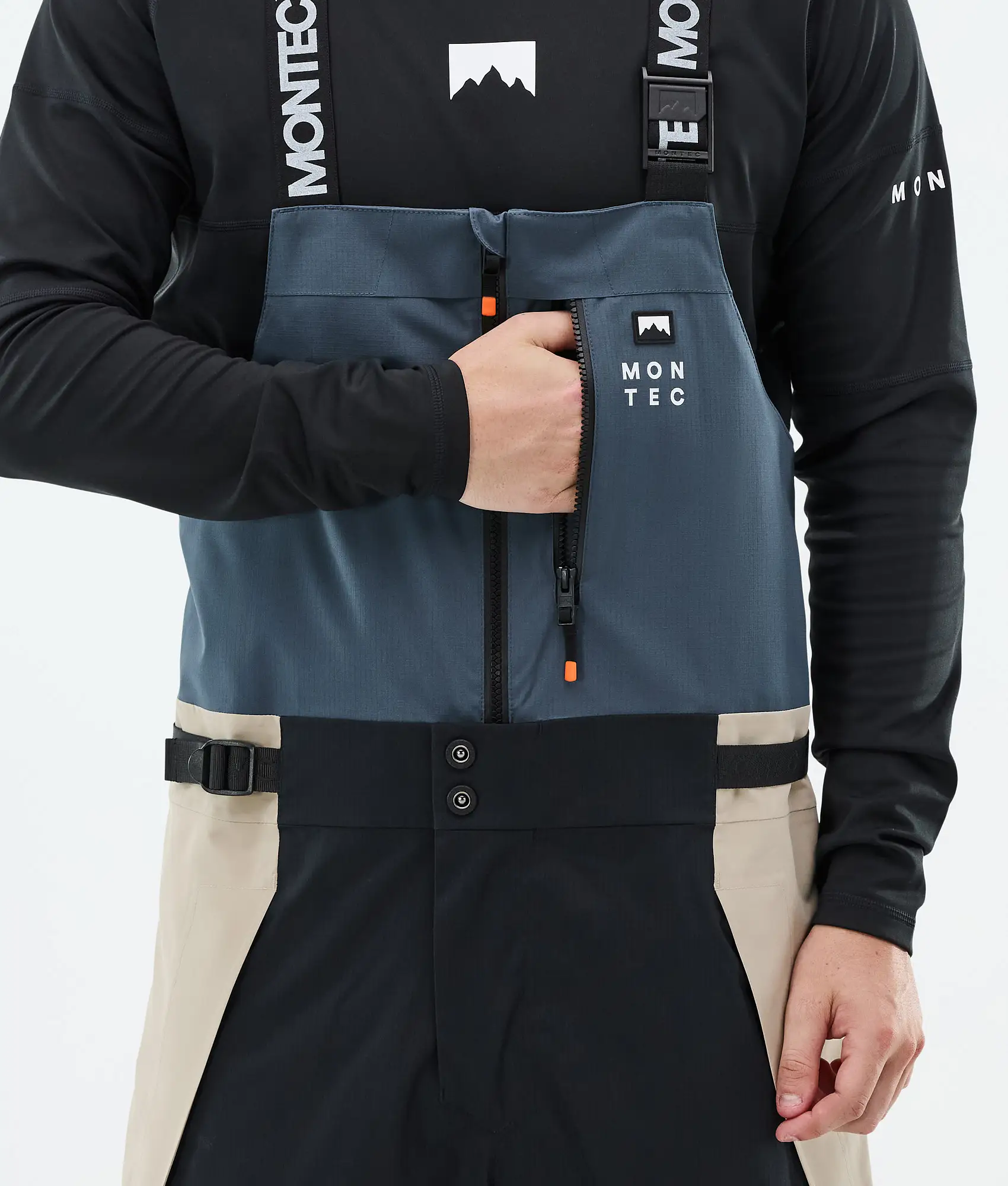 Dozer Ski Pants Men Metal Blue/Black/Sand