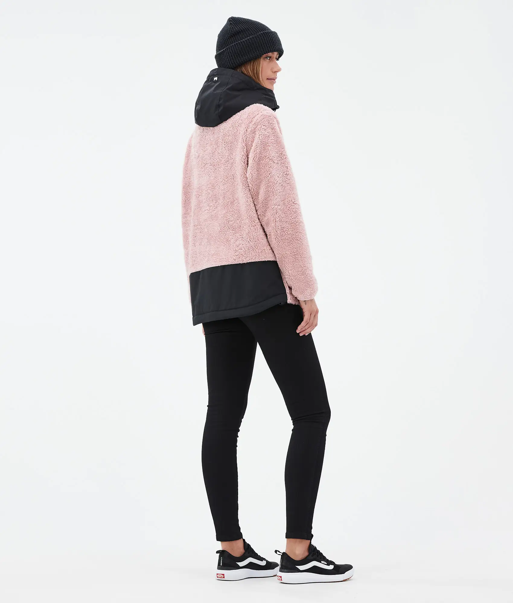 Lima W Fleece Hoodie Women Soft Pink/Black