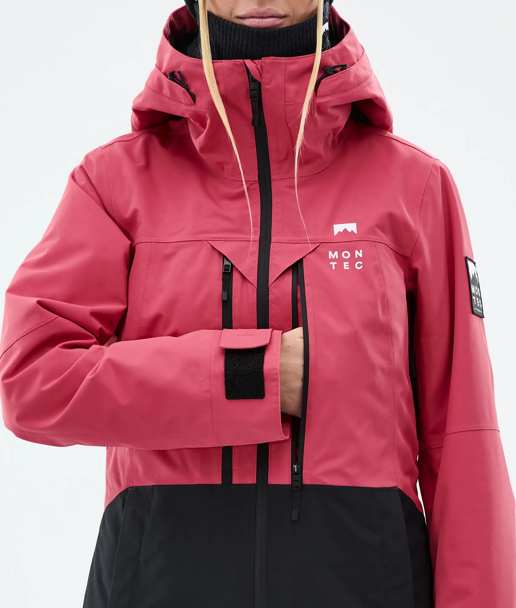 Moss W Snowboard Jacket Women Light Red/Black Renewed