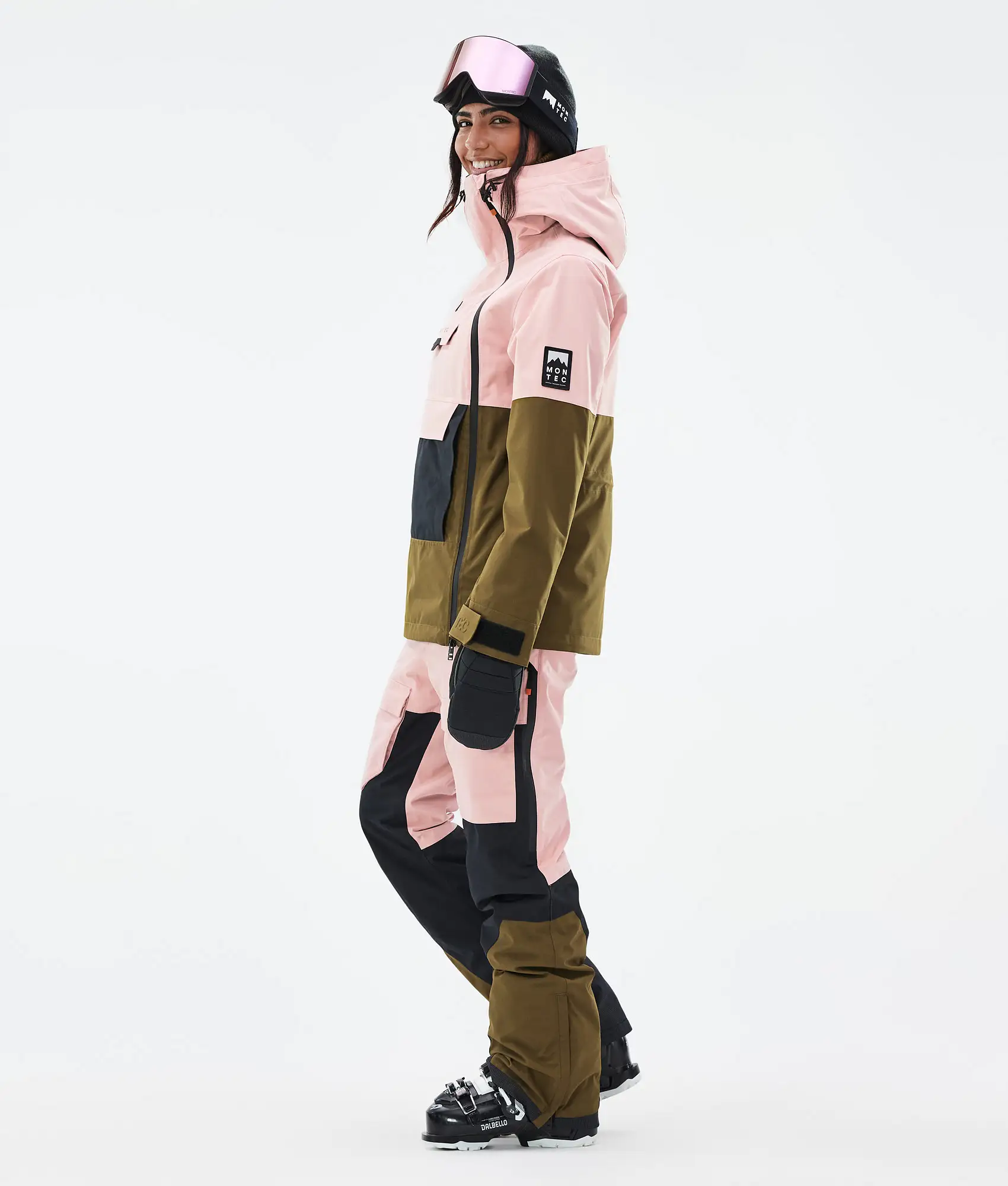 Doom W Ski Jacket Women Soft Pink/Black/Fatigue