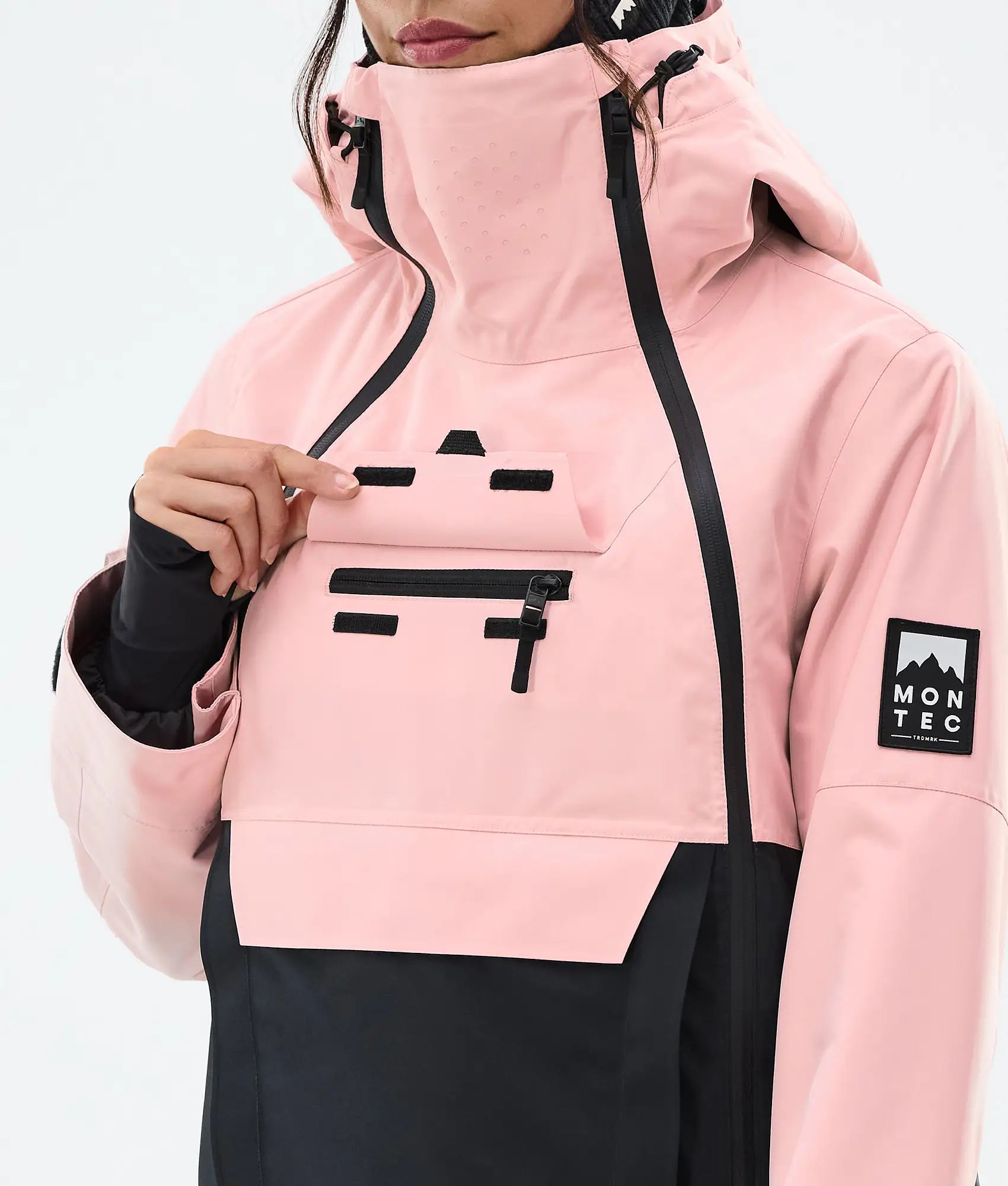 Doom W Ski Jacket Women Soft Pink/Black