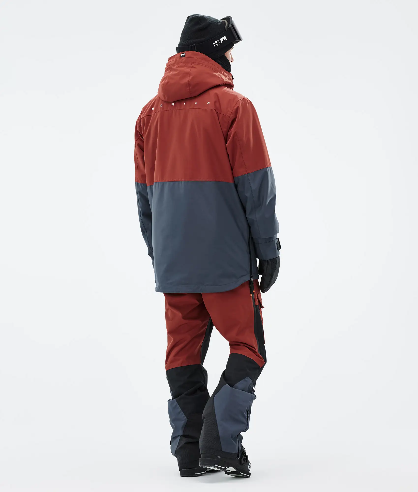 Dune Ski Jacket Men Rust/Black/Metal Blue