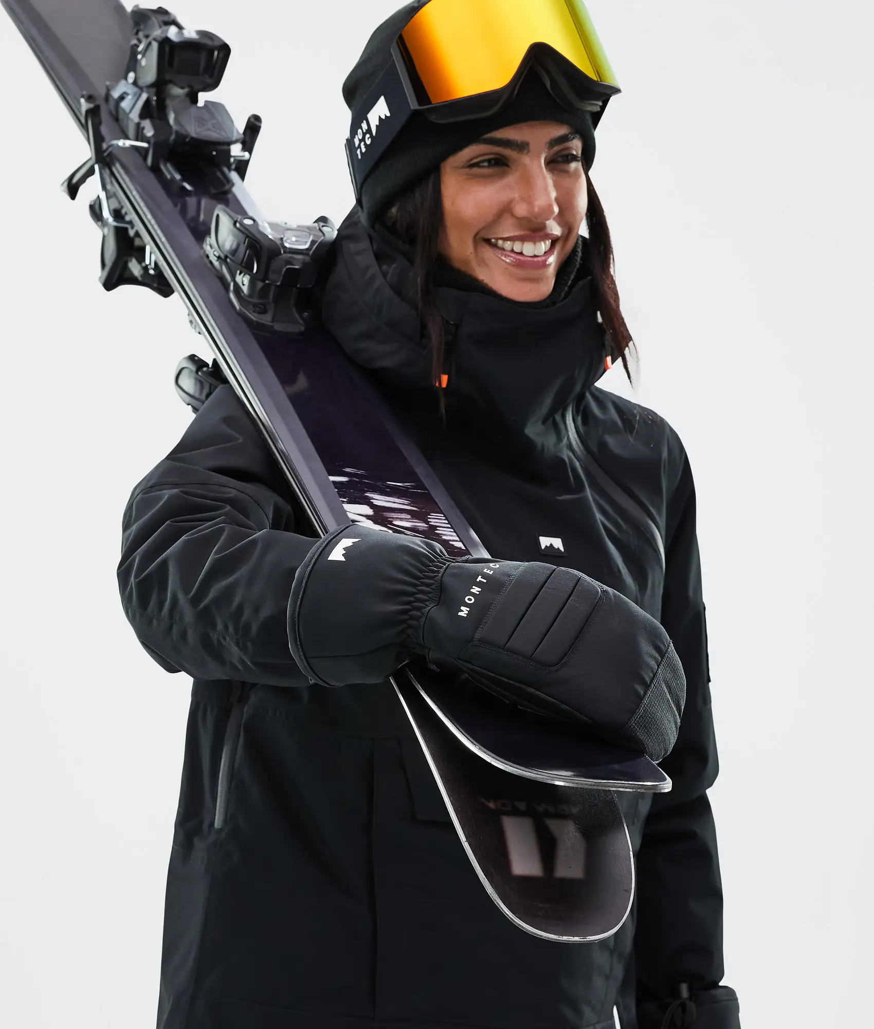 Roast 2024 Snow Mittens Black