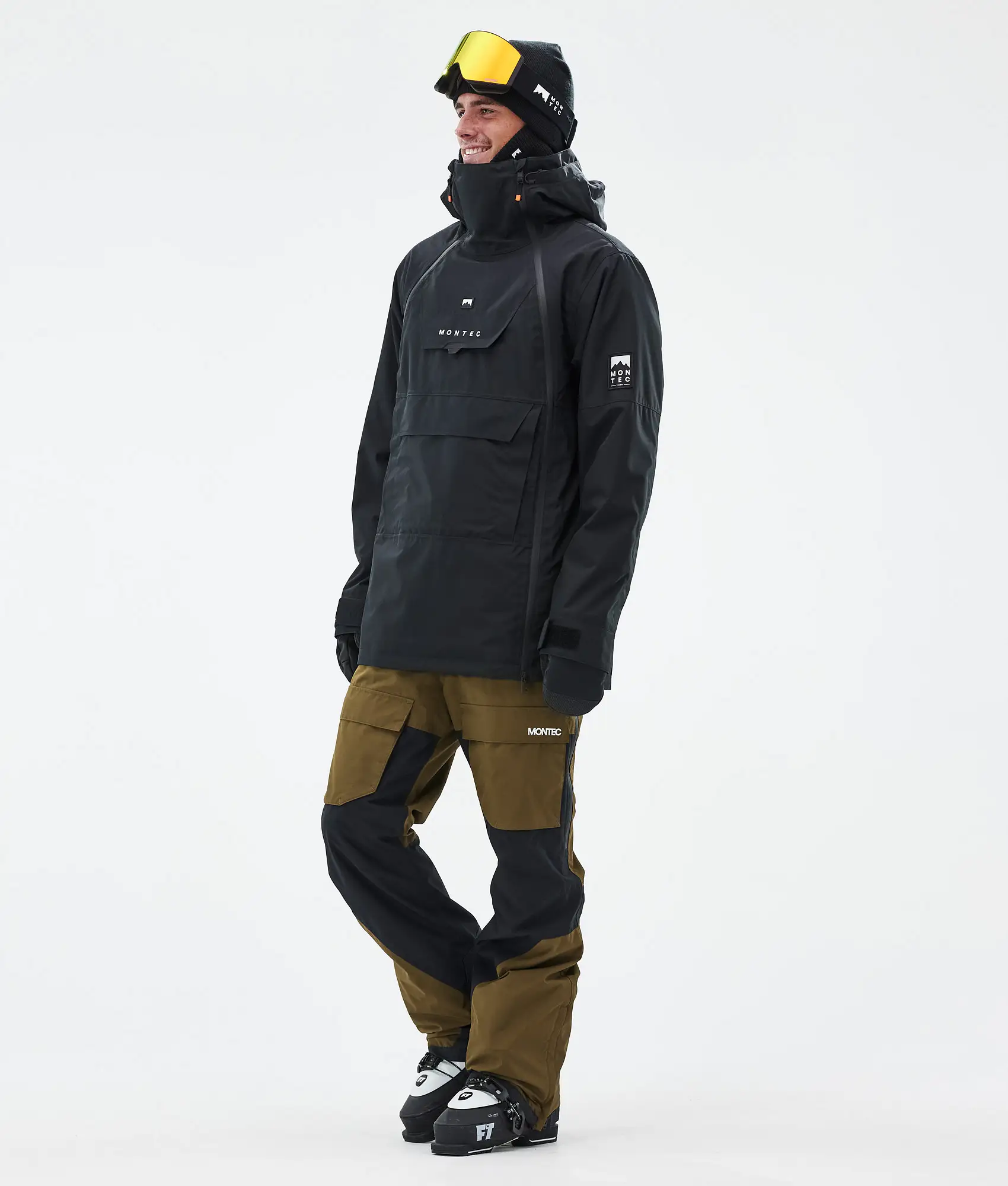 Fawk Ski Pants Men Fatigue/Black