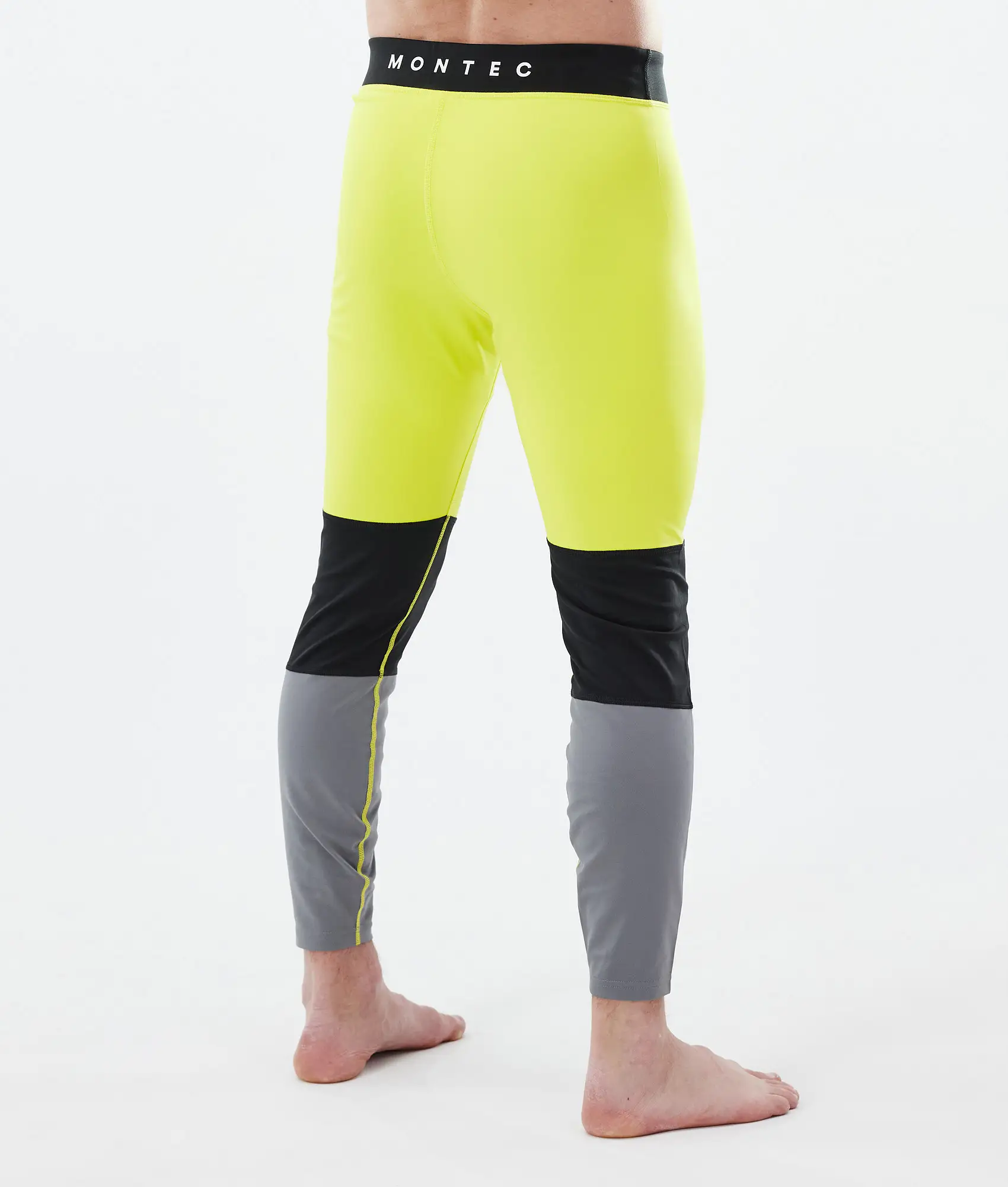 Alpha Base Layer Pant Men Bright Yellow/Black/Light Pearl