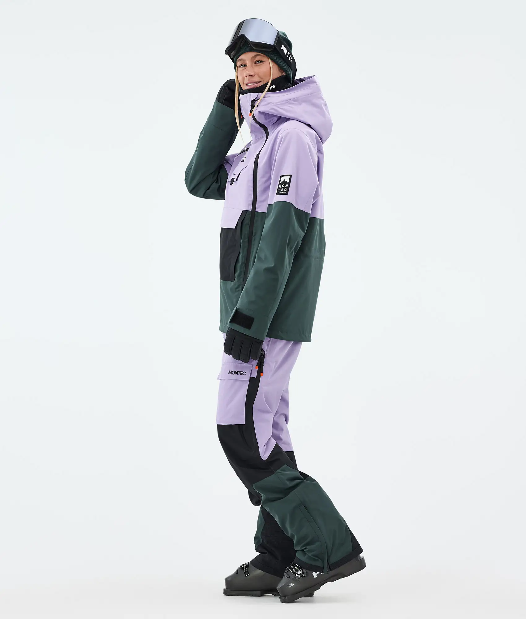 Doom W Ski Jacket Women Faded Violet/Black/Dark Atlantic