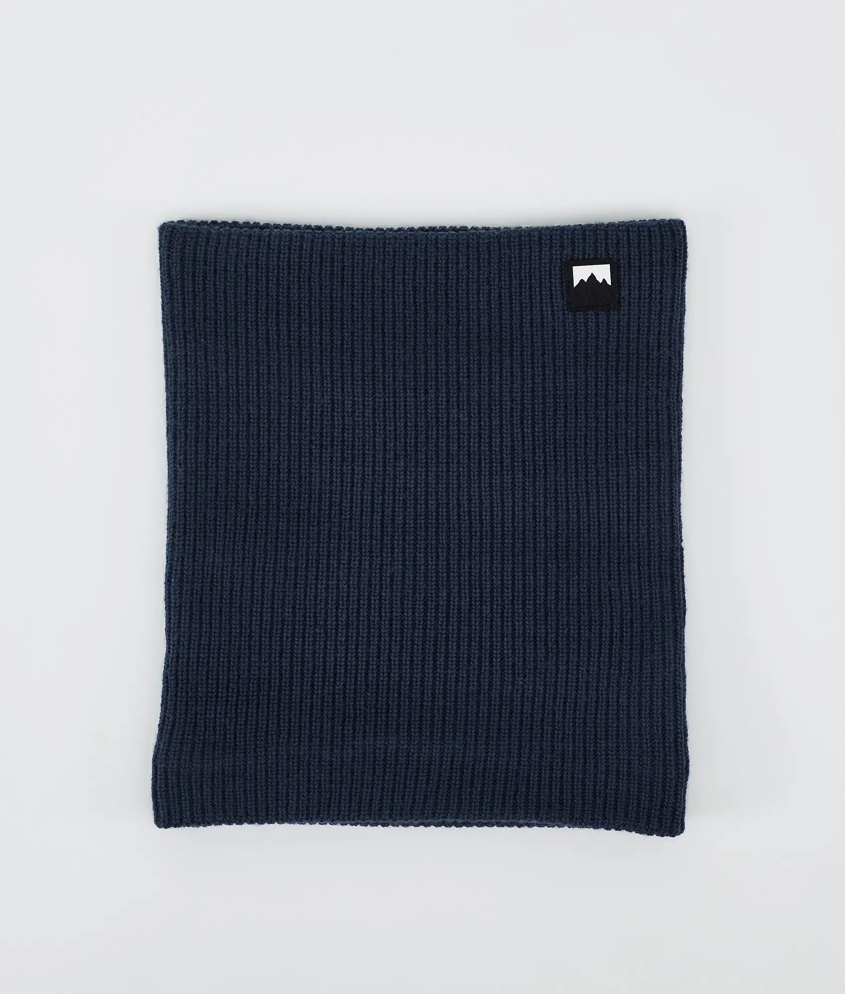 Classic Knitted Facemask Dark Blue
