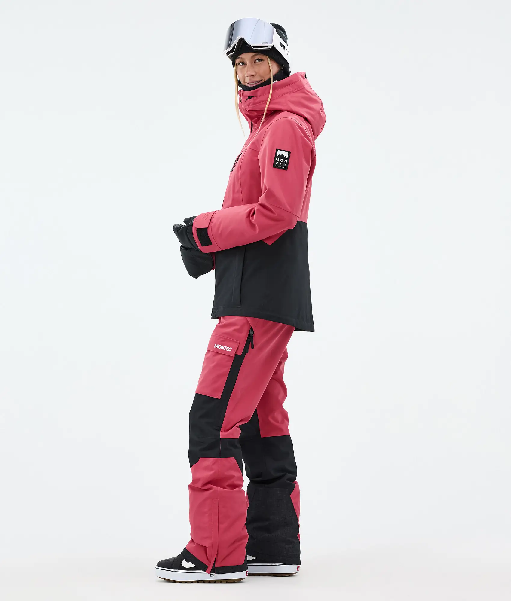 Moss W Snowboard Jacket Women Light Red/Black Renewed