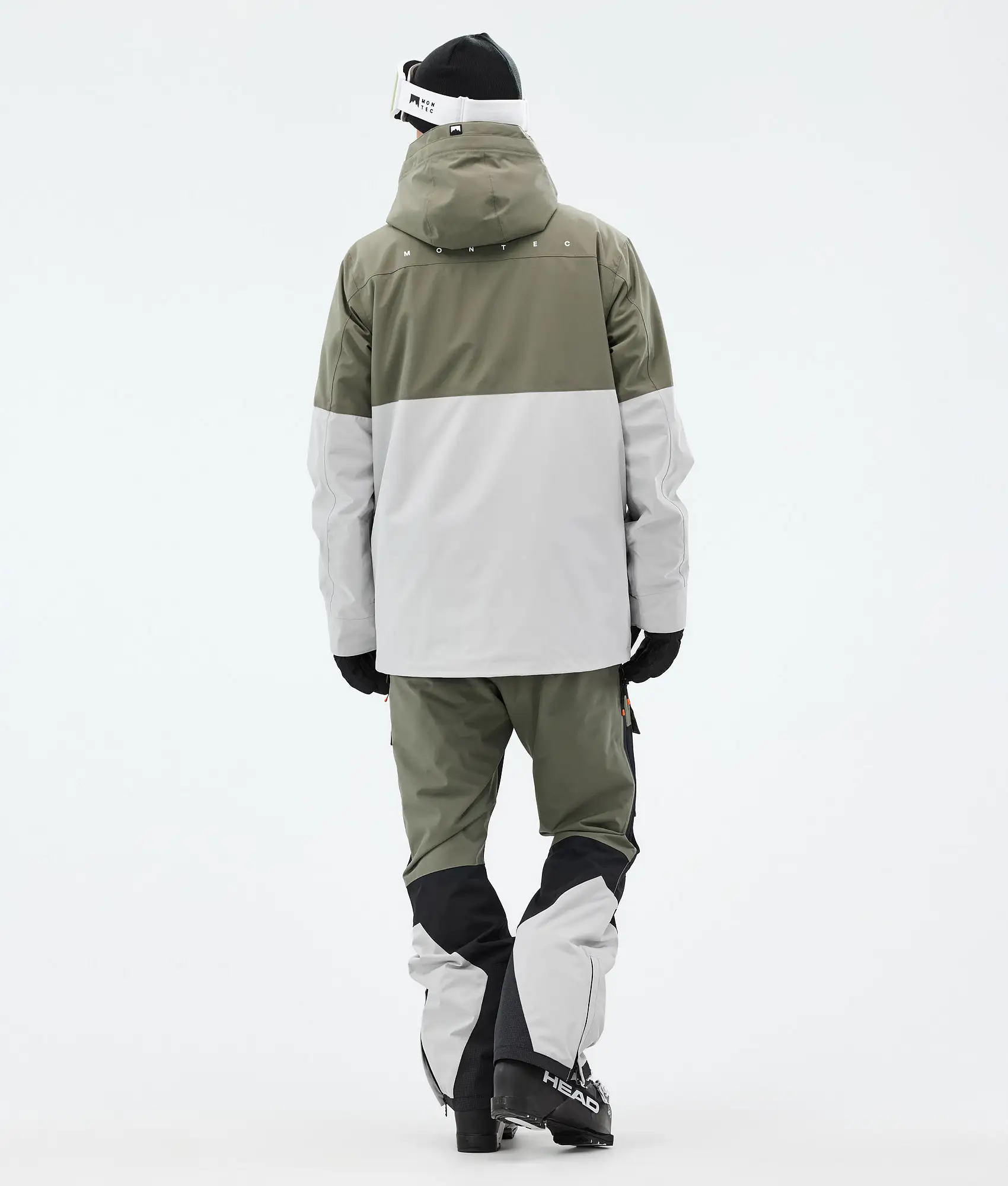 Doom Ski Jacket Men Greenish/Black/Light Grey