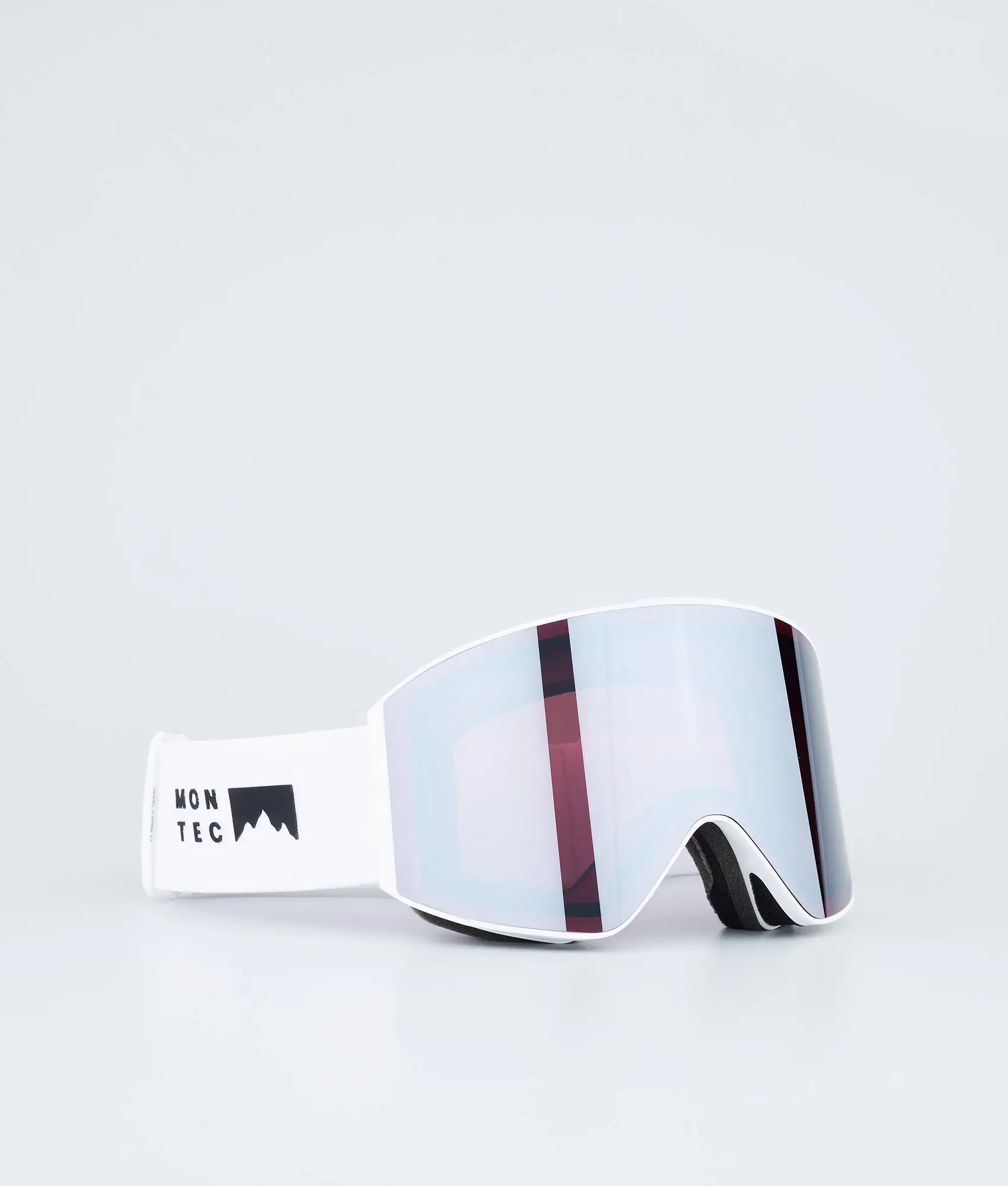 Scope Ski Goggles White W/White Black Mirror