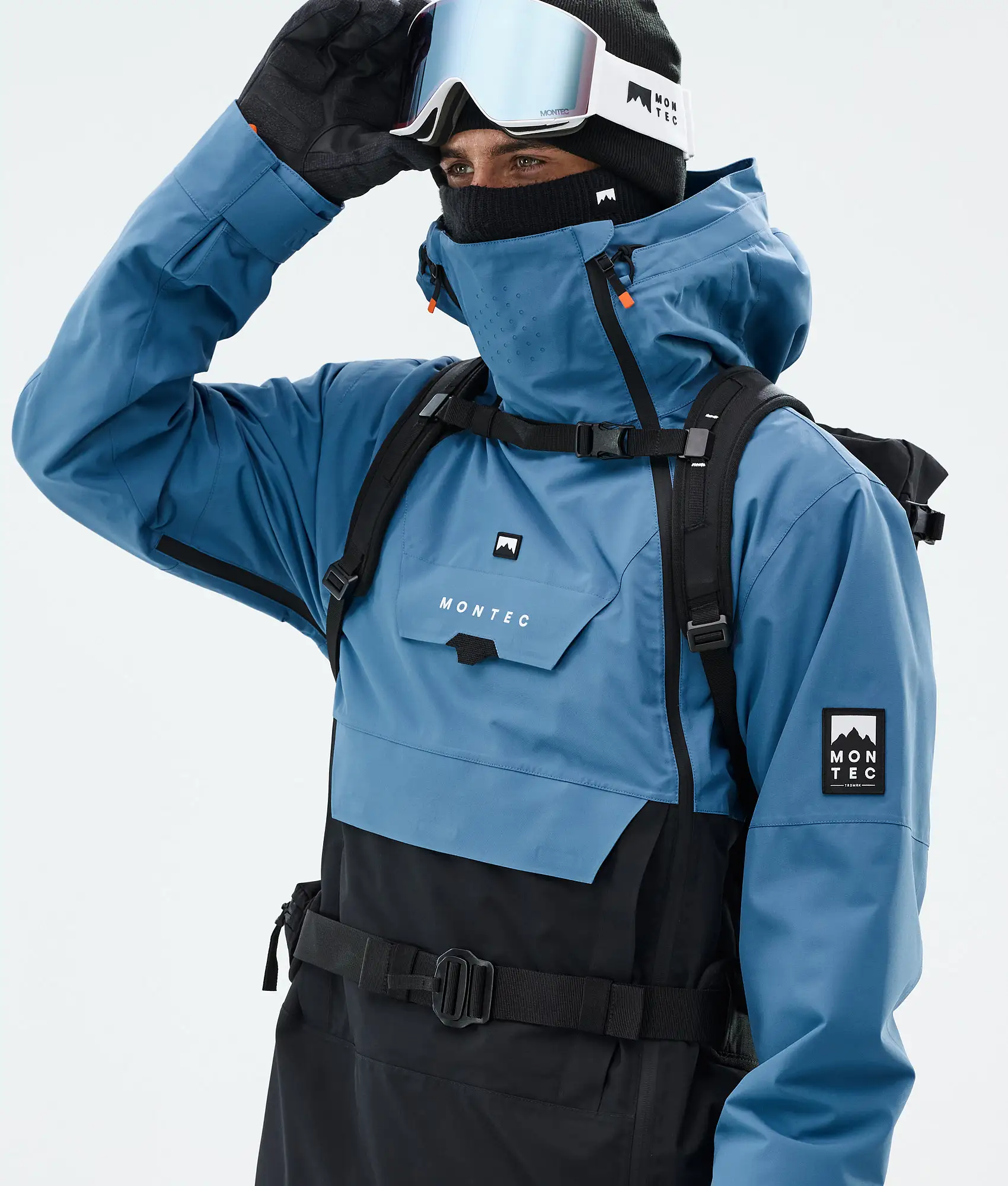 Doom Ski Jacket Men Blue Steel/Black