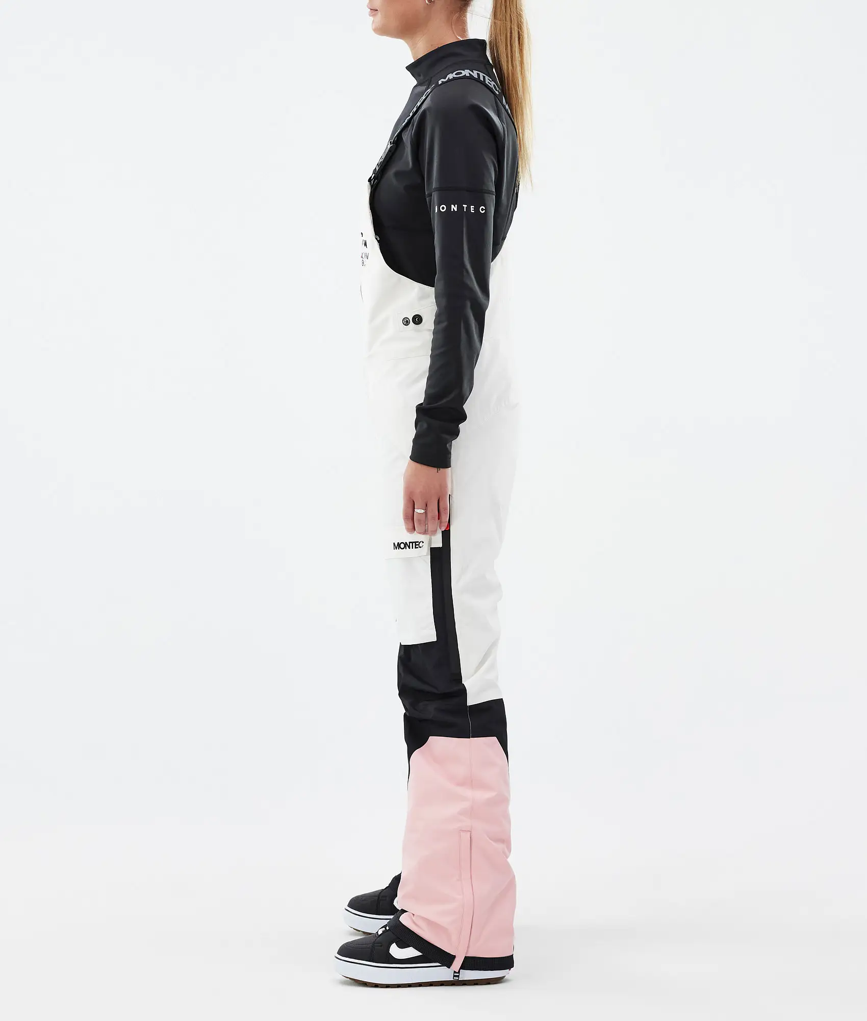 Fawk W Snowboard Pants Women Old White/Black/Soft Pink