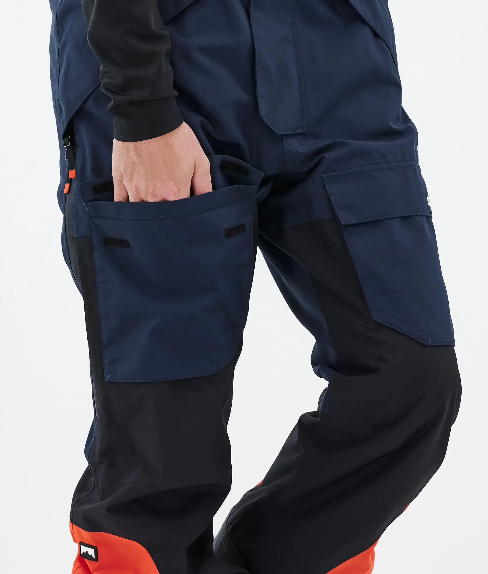 Fawk Snowboard Pants Men Dark Blue/Black/Orange