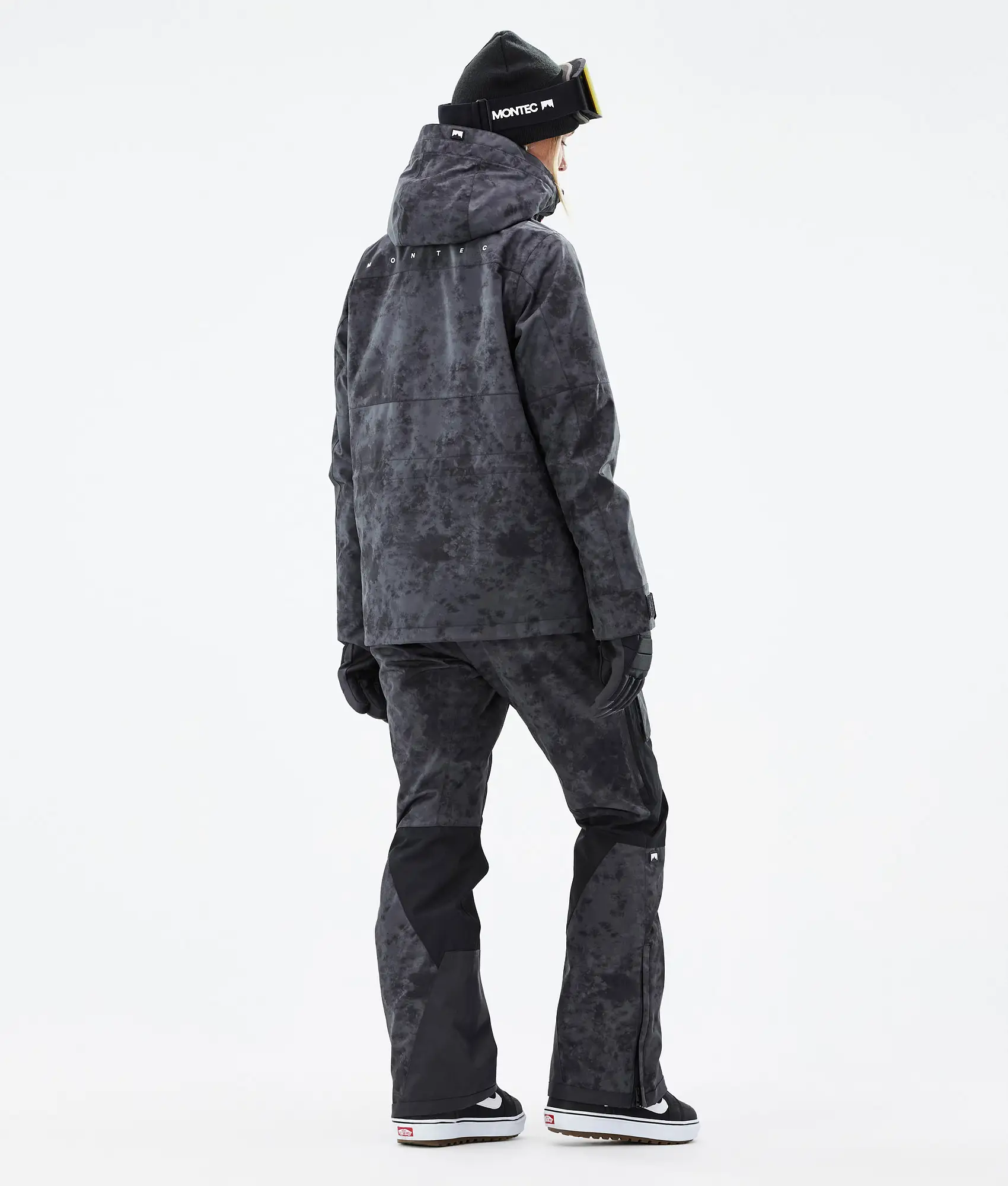 Doom W Snowboard Jacket Women Black Tiedye