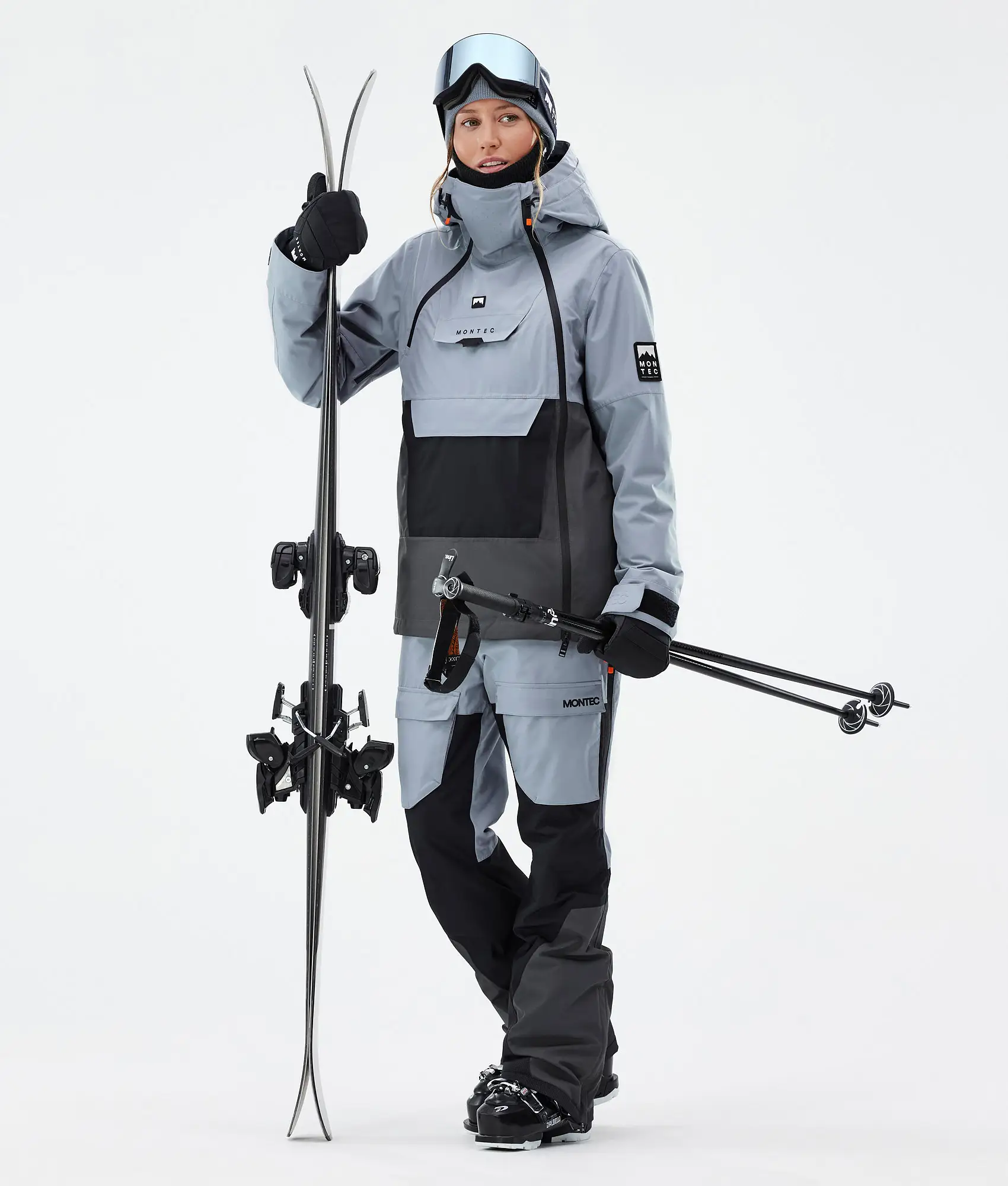 Doom W/Fawk W Ski Outfit Women Soft Blue/Black/Phantom