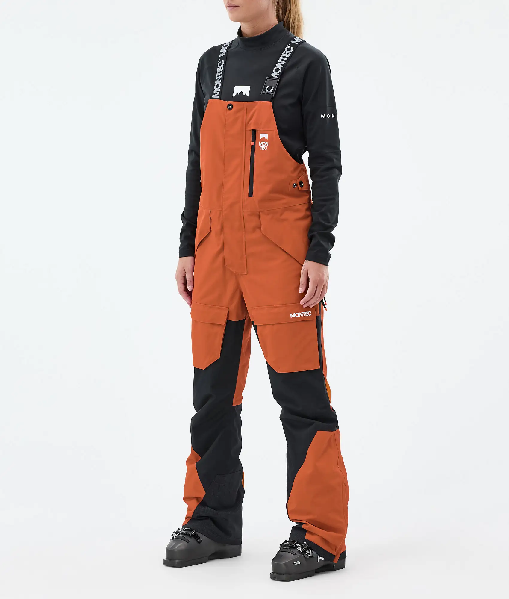 Fawk W Ski Pants Women Burned Orange/Black