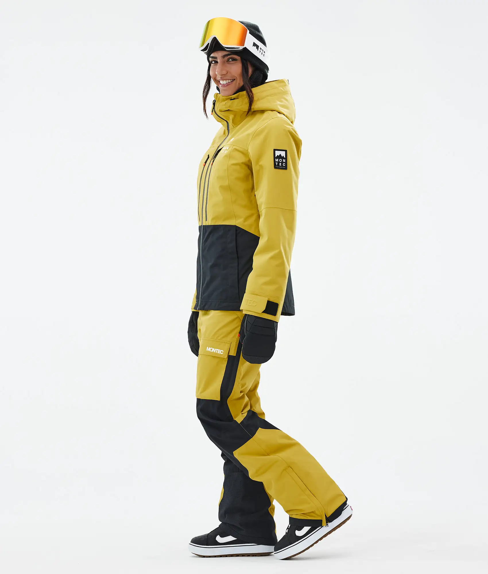 Moss W Snowboard Jacket Women Yellow/Black Renewed