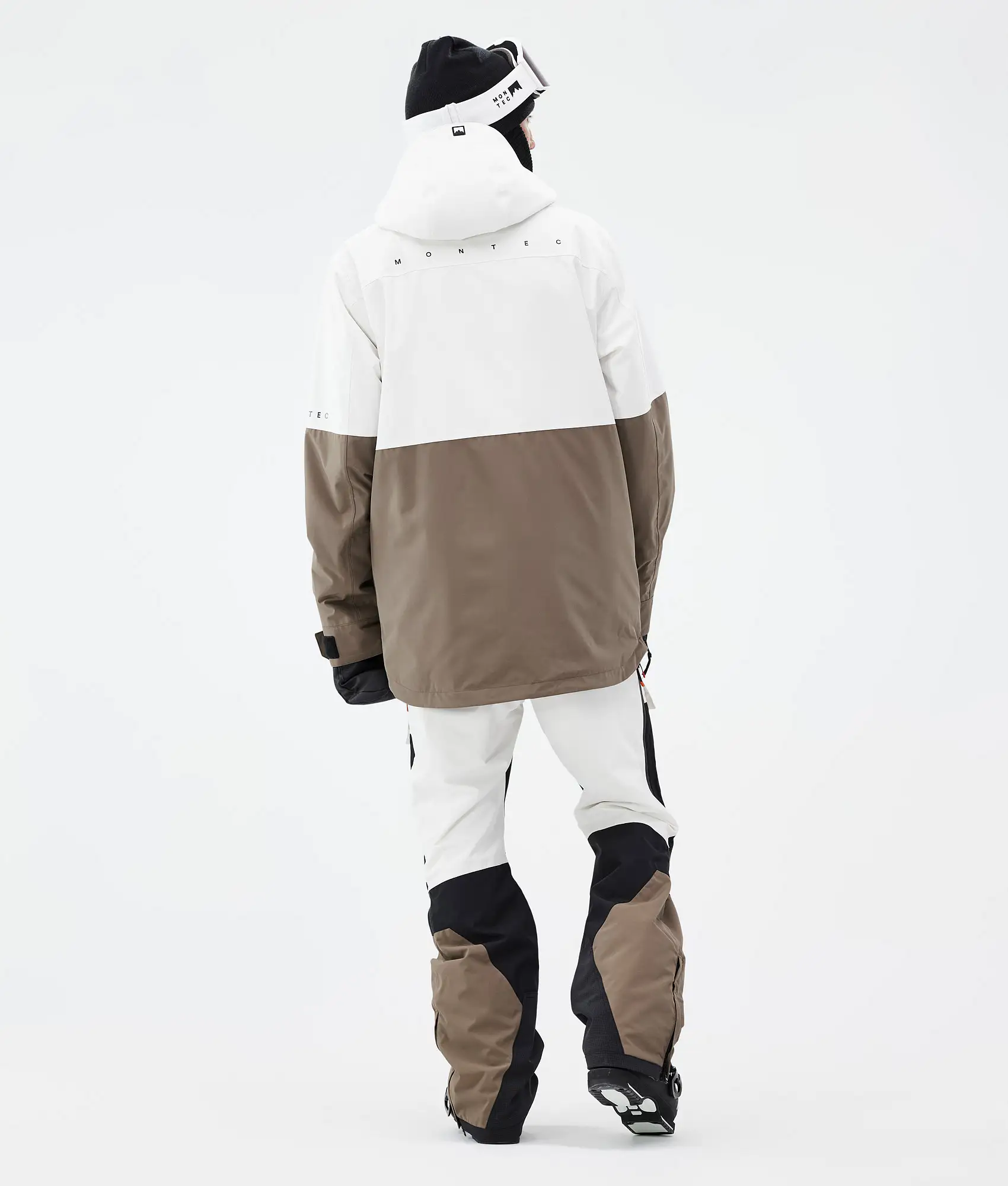 Dune Ski Jacket Men Old White/Black/Walnut