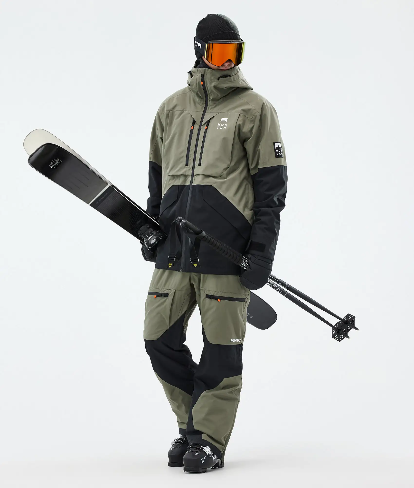 Arch Ski Jacket Men Greenish/Black