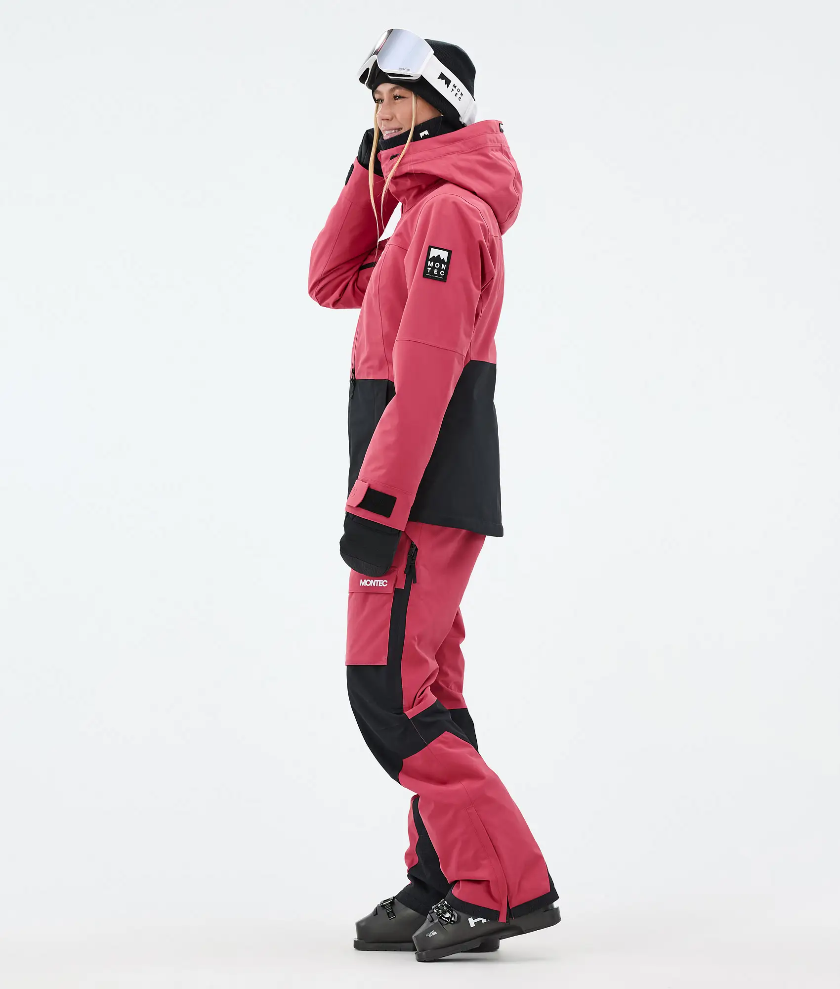 Moss W Ski Jacket Women Light Red/Black