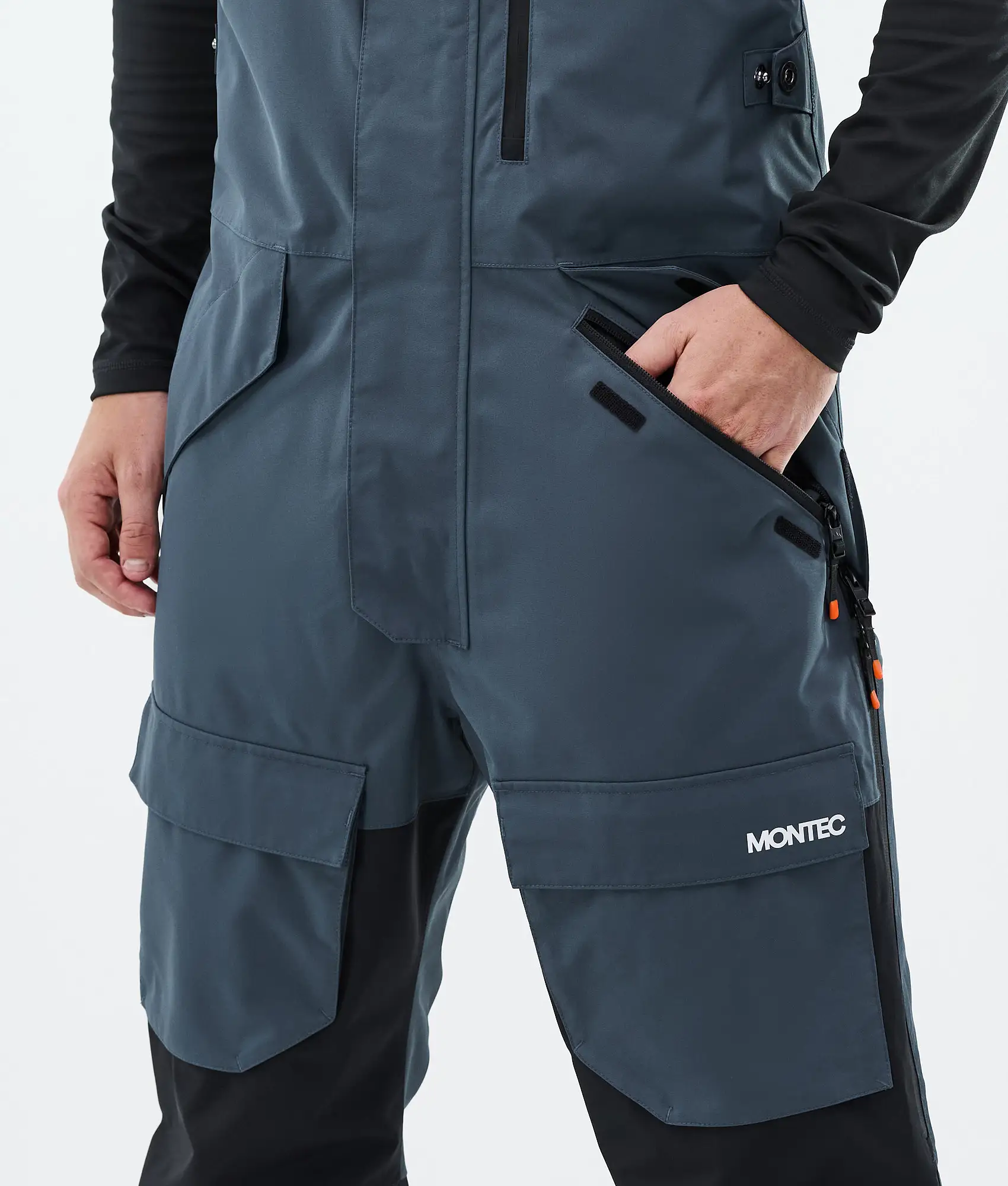 Fawk Ski Pants Men Metal Blue/Black/Sand