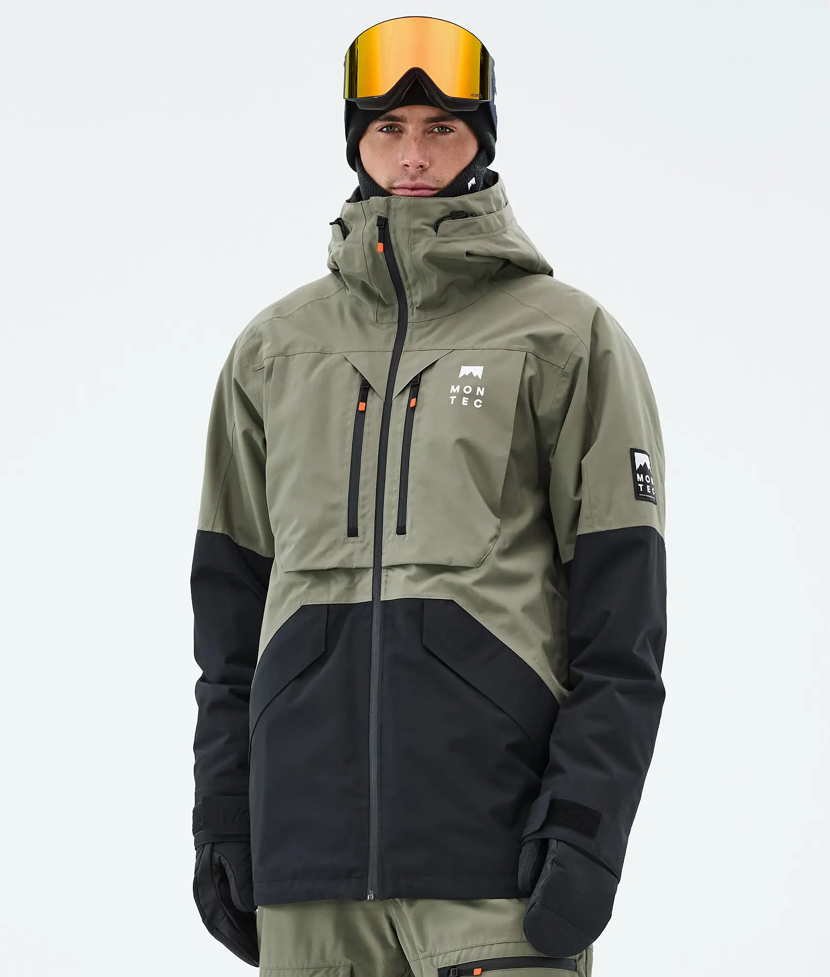 Arch Snowboard Jacket Men Greenish/Black