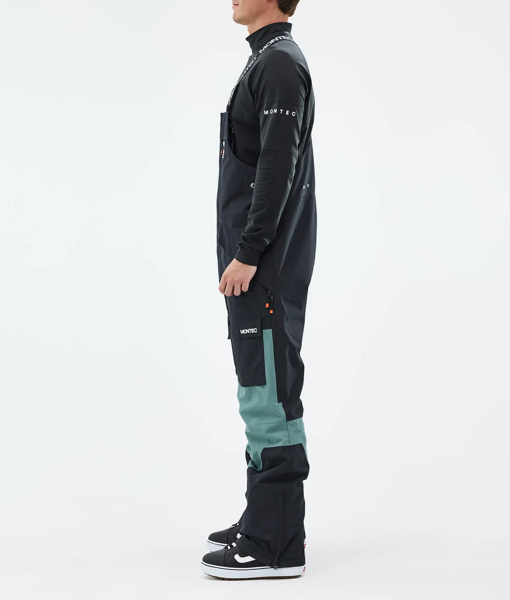 Fawk Snowboard Pants Men Black/Atlantic