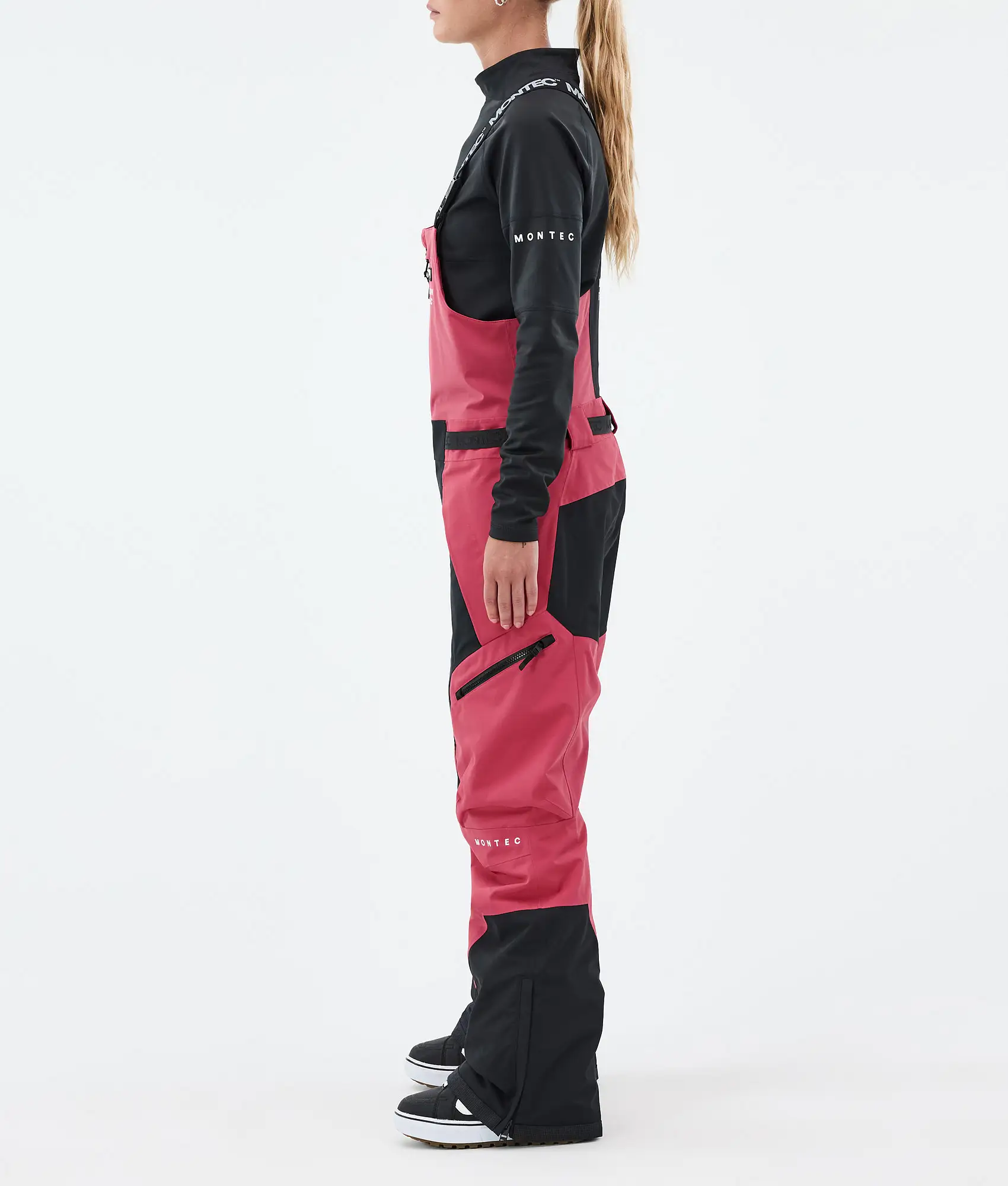 Dozer W Snowboard Pants Women Light Red/Black