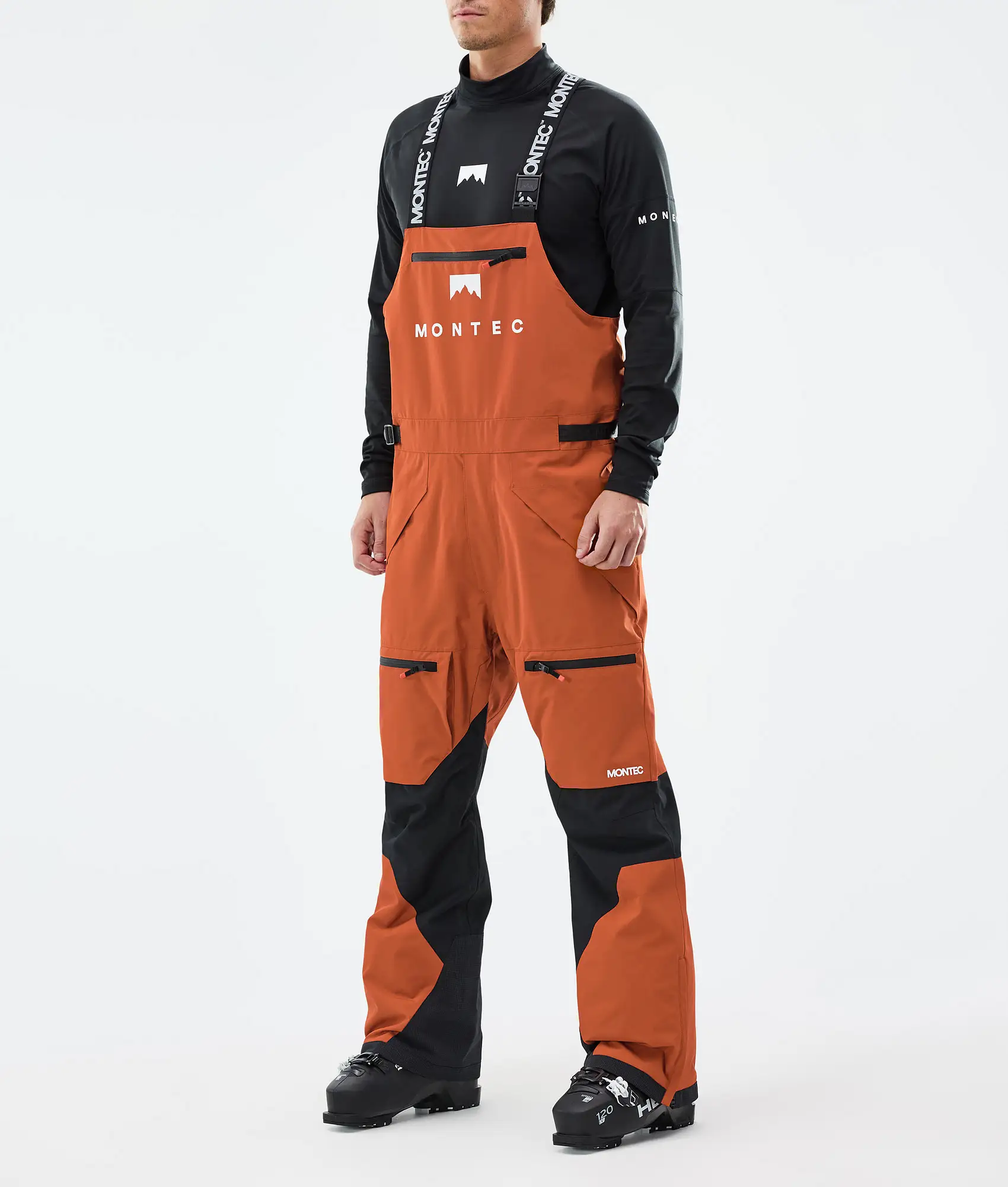 Arch Ski Pants Men Burned Orange/Black