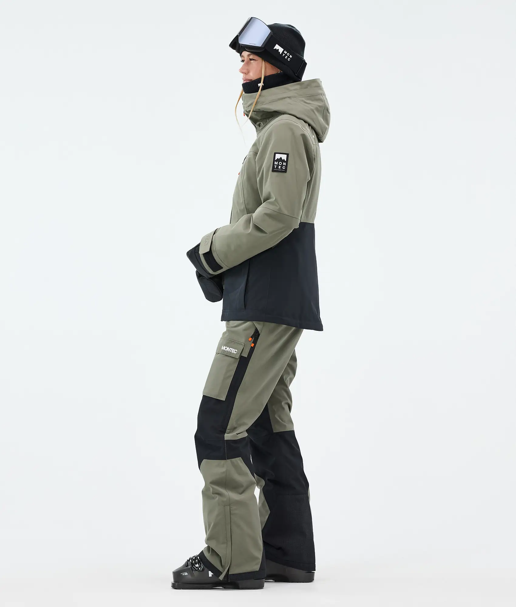 Moss W Ski Jacket Women Greenish/Black