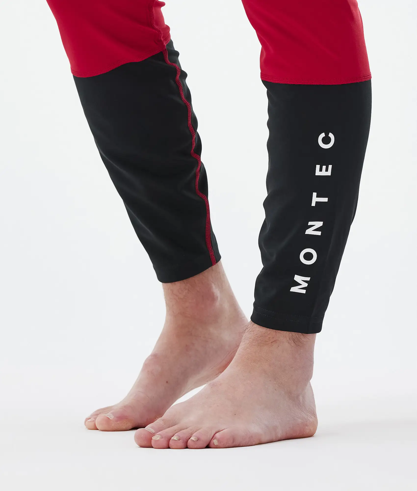 Alpha Base Layer Pant Men Deep Red/Black