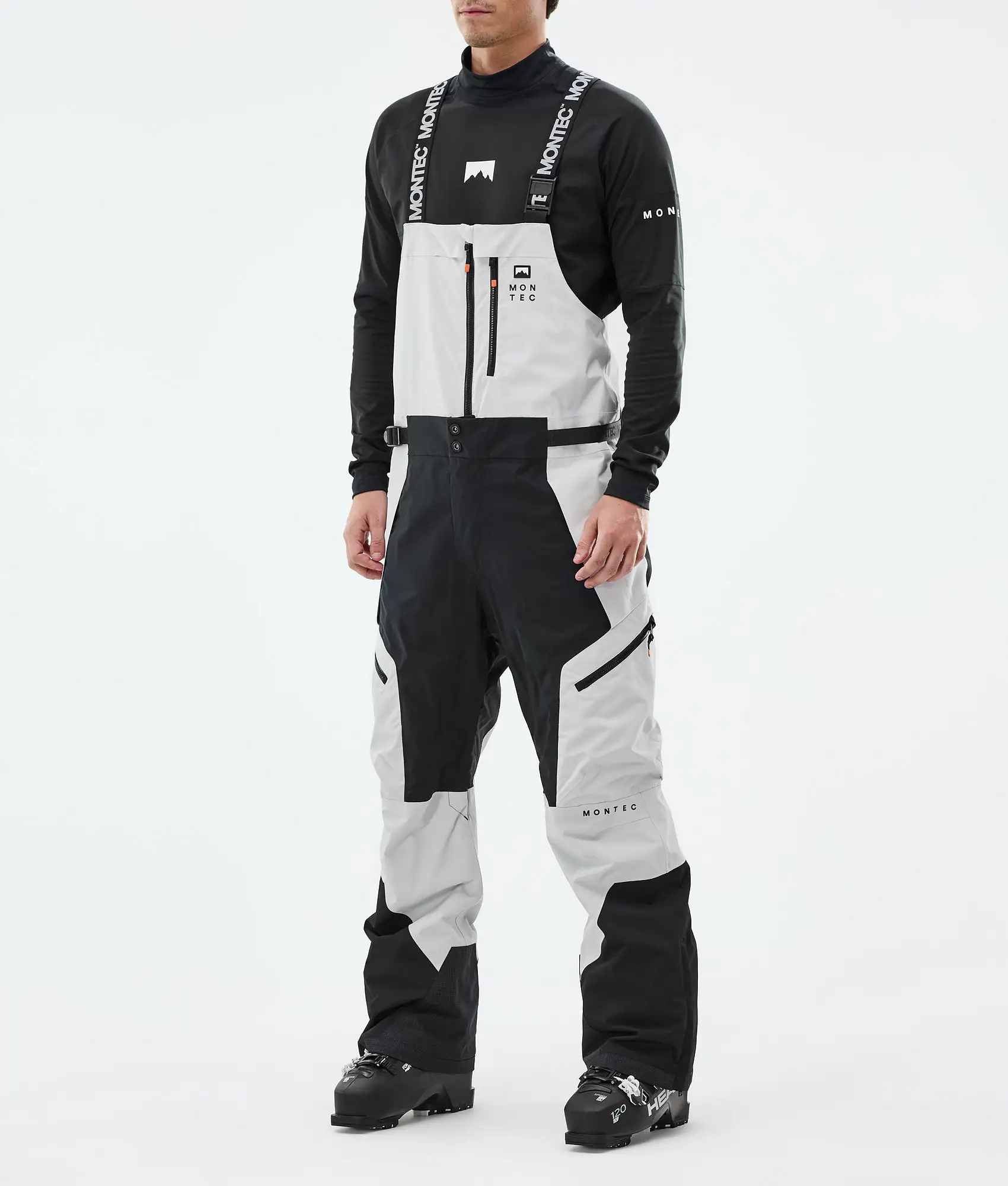 Dozer Ski Pants Men Light Grey/Black