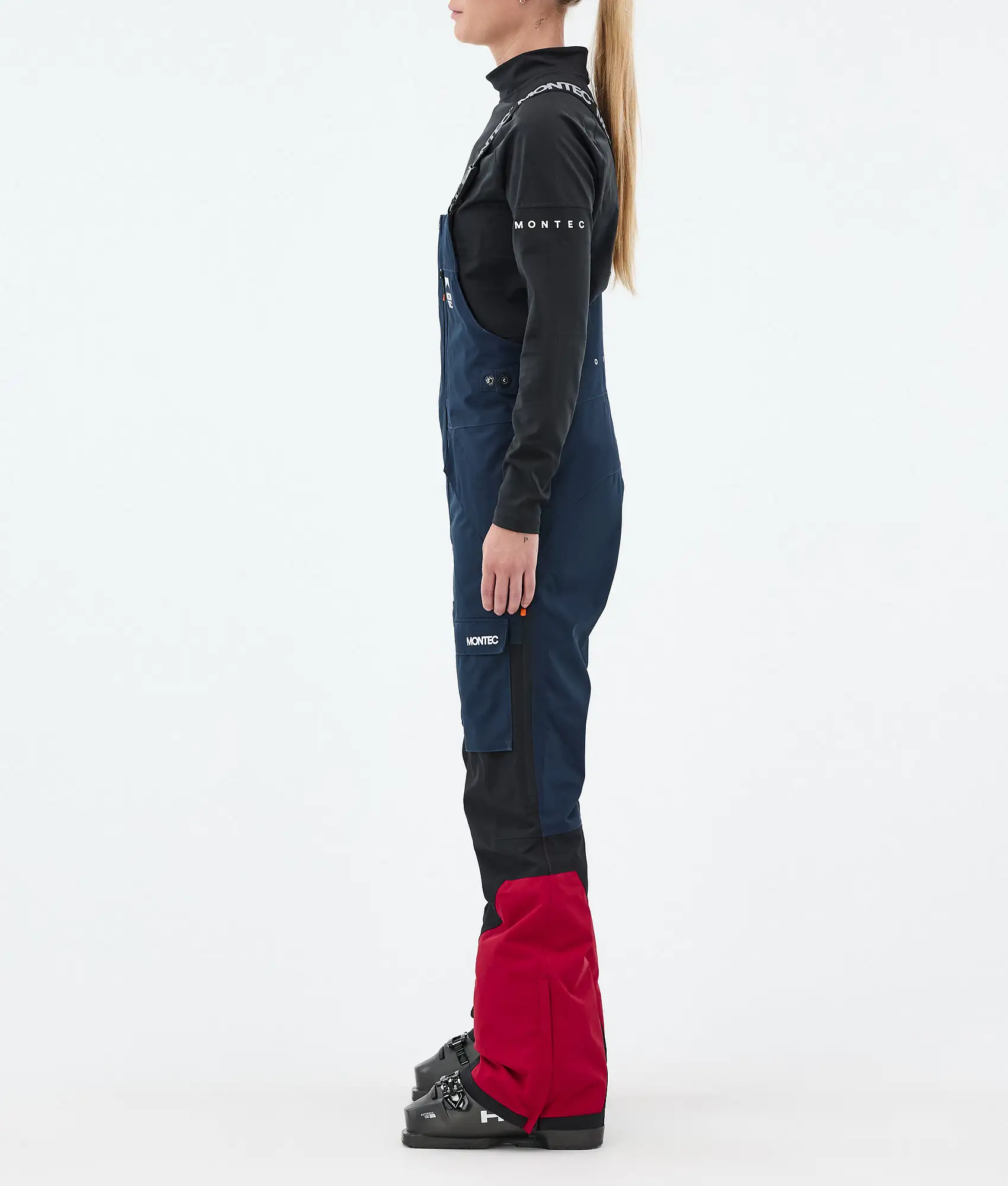 Fawk W Ski Pants Women Dark Blue/Black/Deep Red