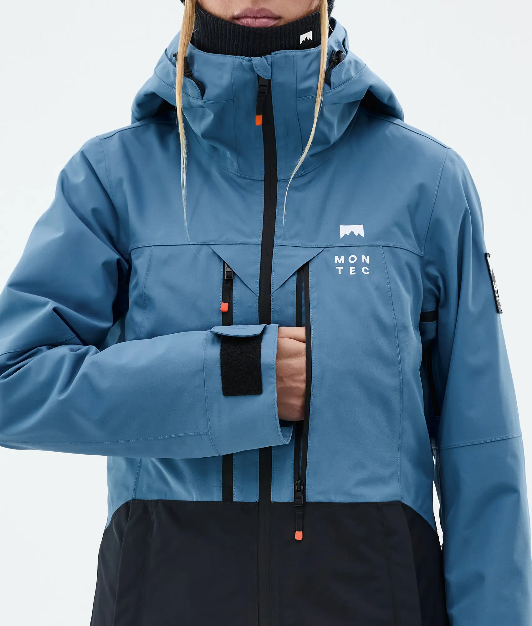 Moss W Ski Jacket Women Blue Steel/Black