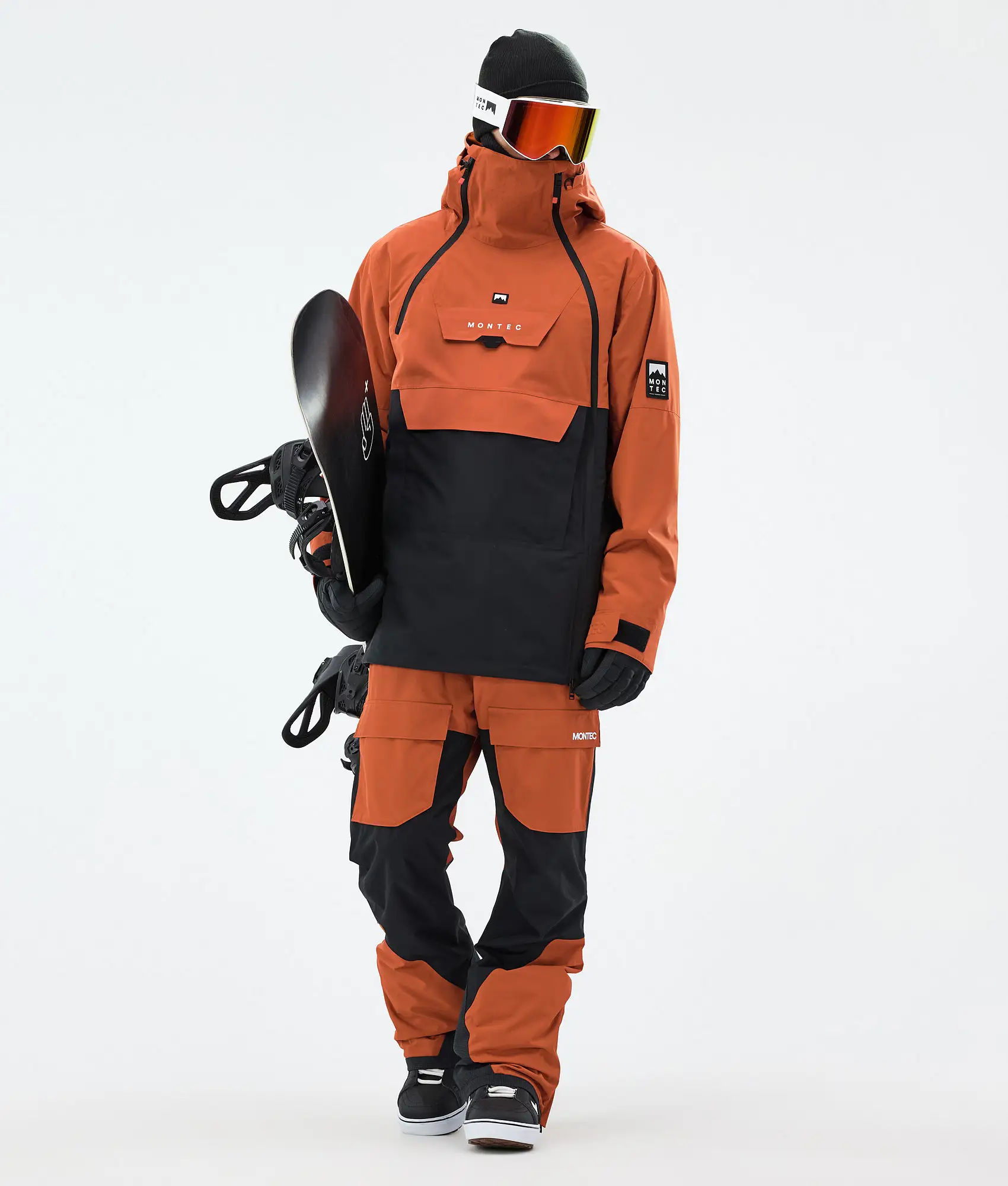 Doom Snowboard Jacket Men Burned Orange/Black